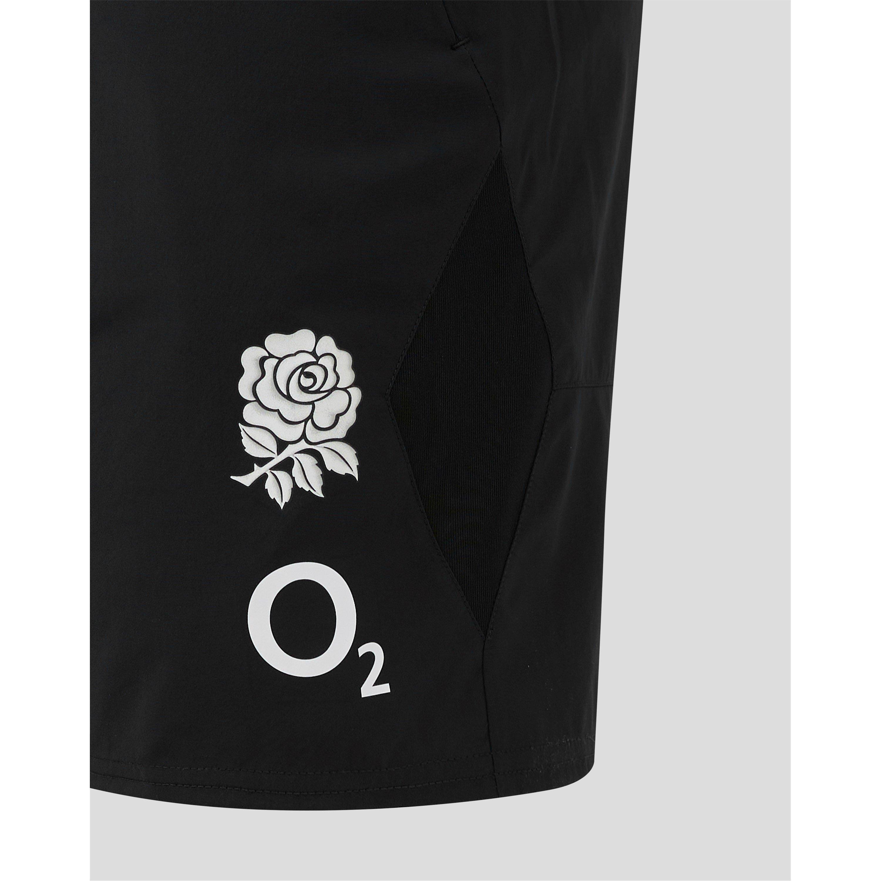 Nero - Umbro - England Rugby Gym Shorts 2024 Juniors - 4