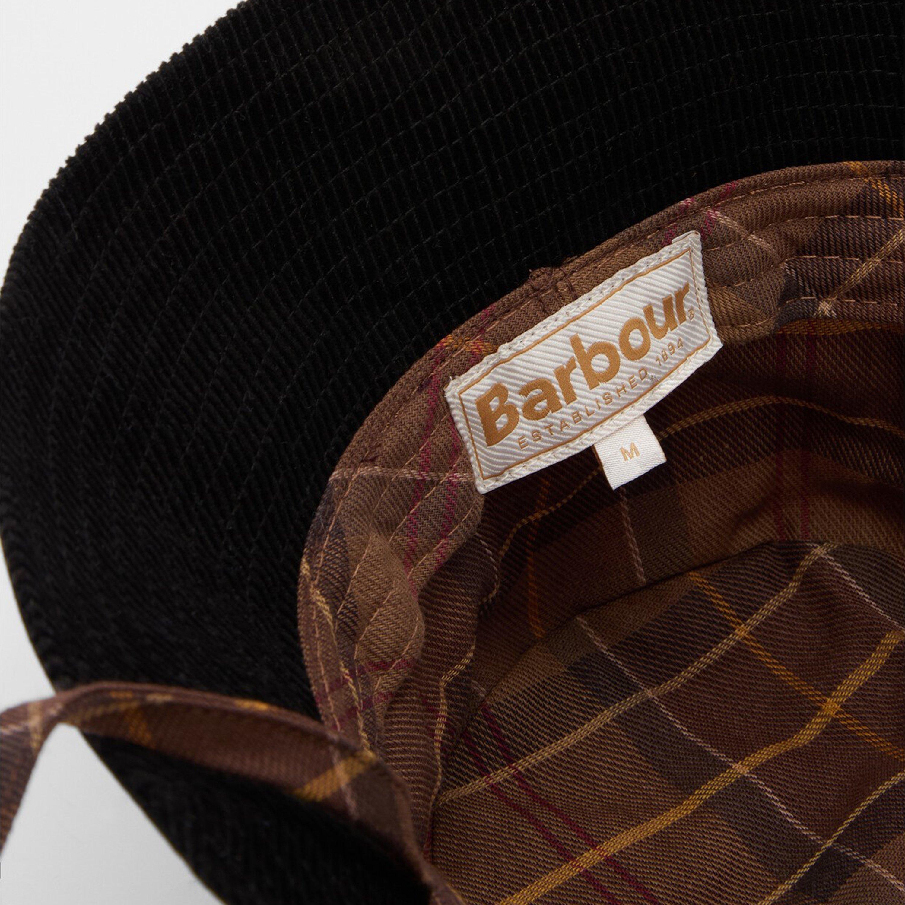 Merlot/Black - Barbour - Brackley Waxed Bucket Hat - 6