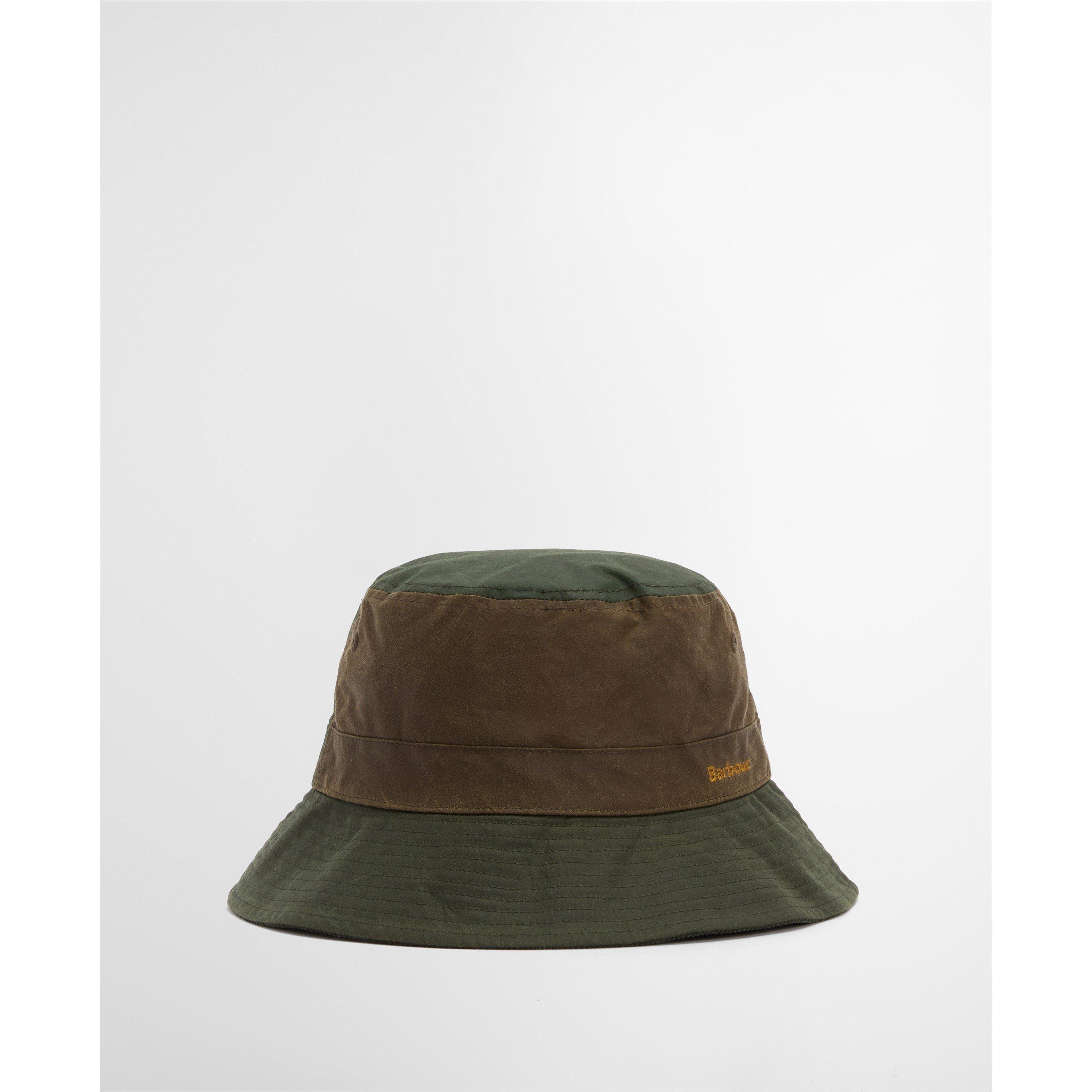 Fern/Beech - Barbour - Brackley Waxed Bucket Hat - 2