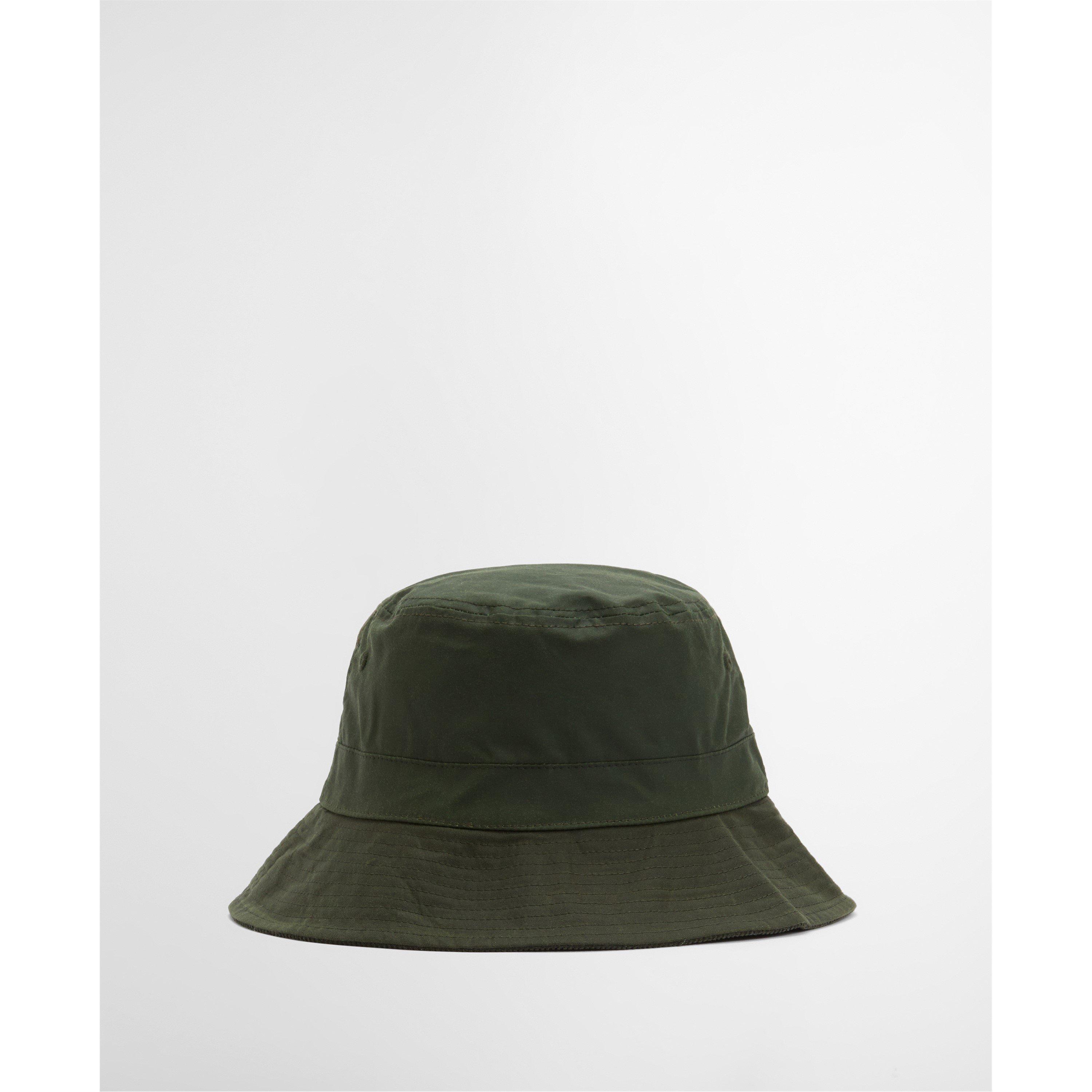 Fern/Beech - Barbour - Brackley Waxed Bucket Hat - 4