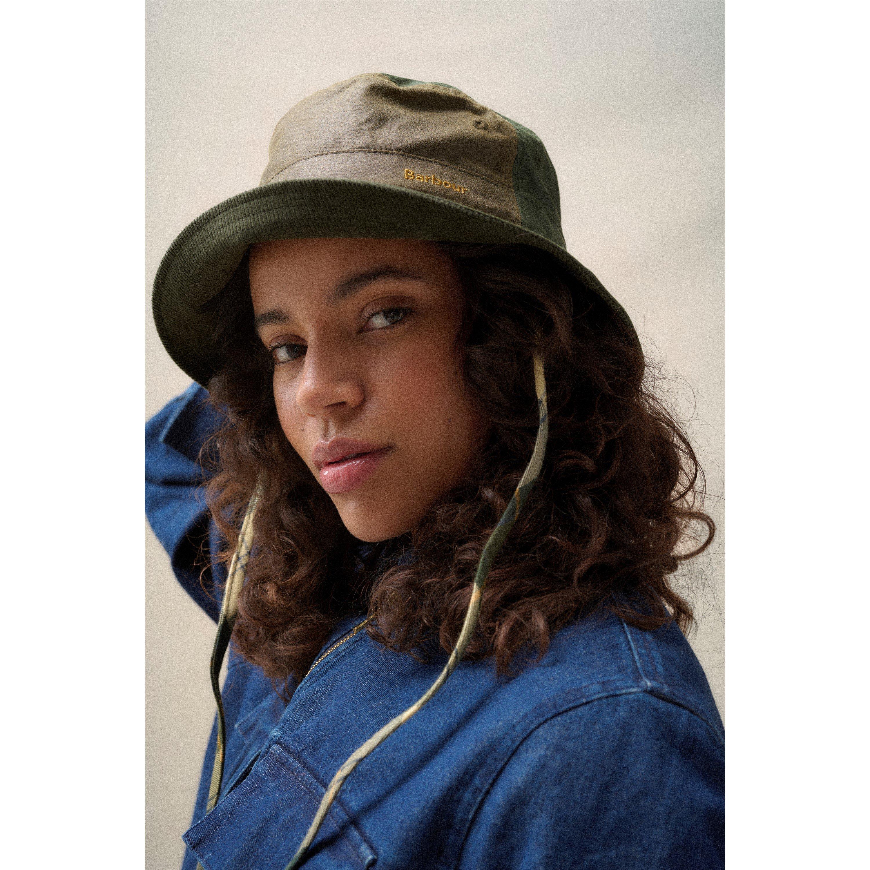 Fern/Beech - Barbour - Brackley Waxed Bucket Hat - 7