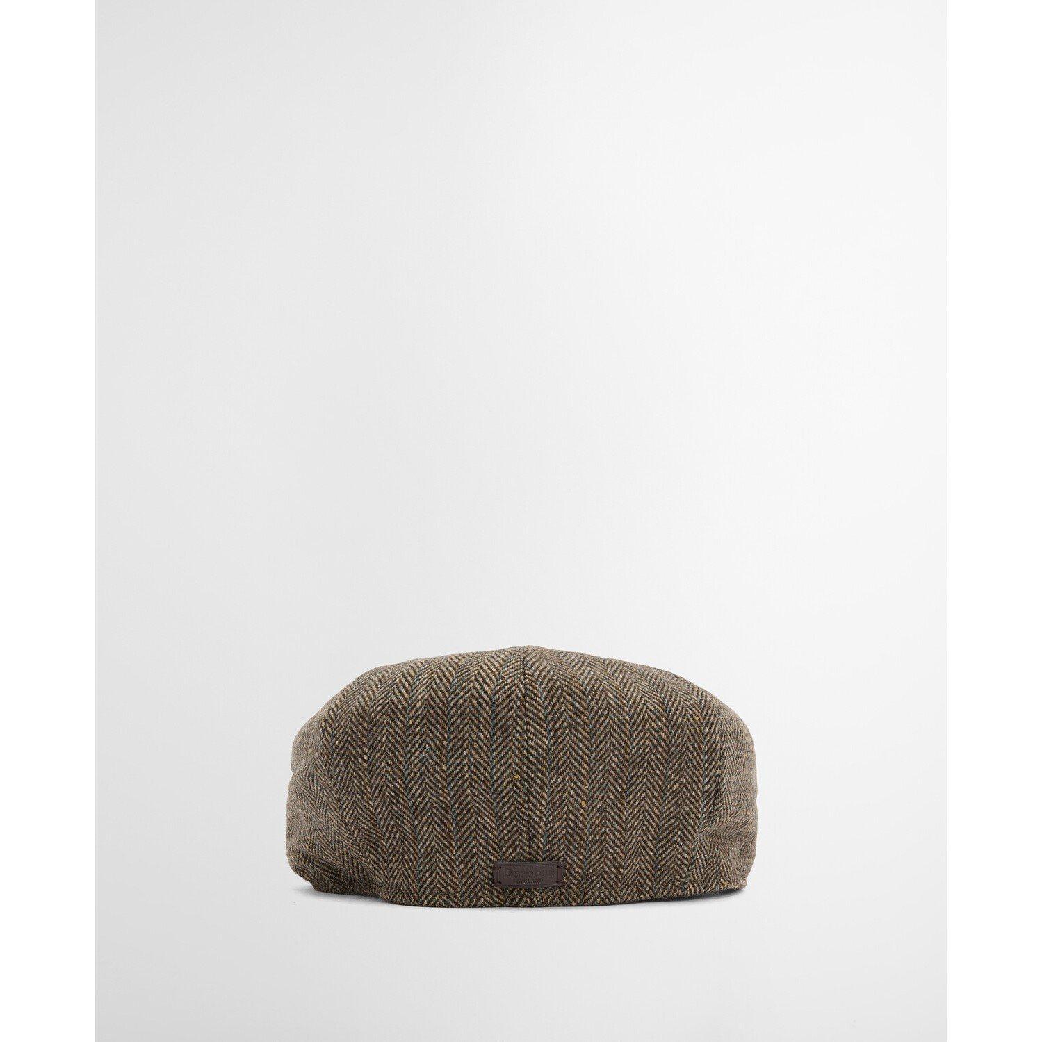 Brown - Barbour - Fyne Wool Mix Tweed Baker Boy Cap - 3