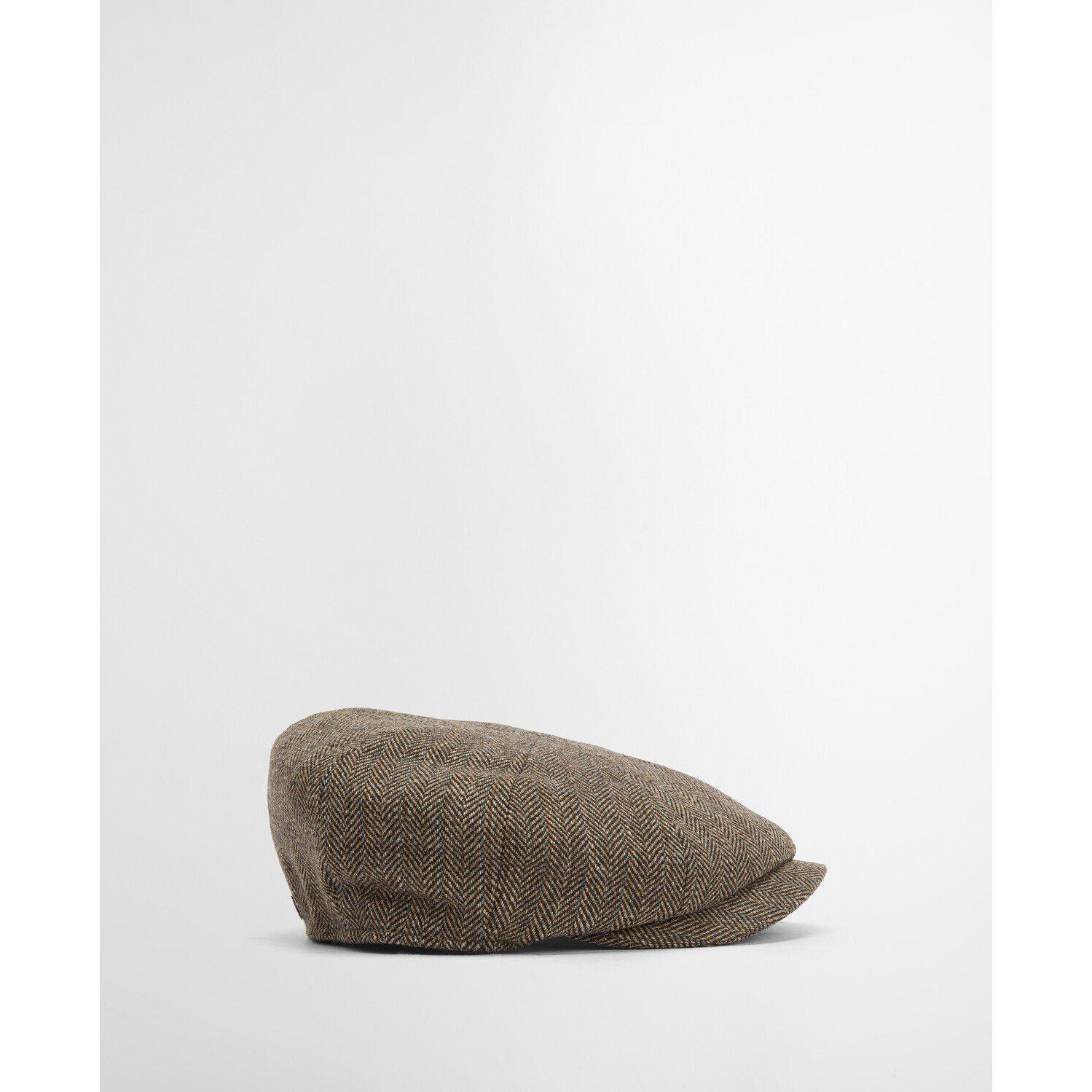 Brown - Barbour - Fyne Wool Mix Tweed Baker Boy Cap - 4