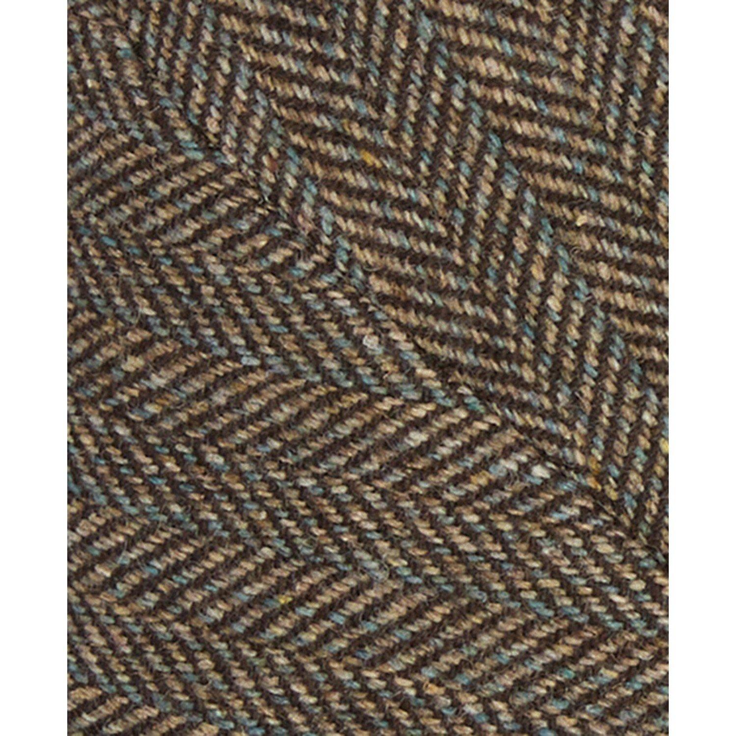 Brown - Barbour - Fyne Wool Mix Tweed Baker Boy Cap - 9