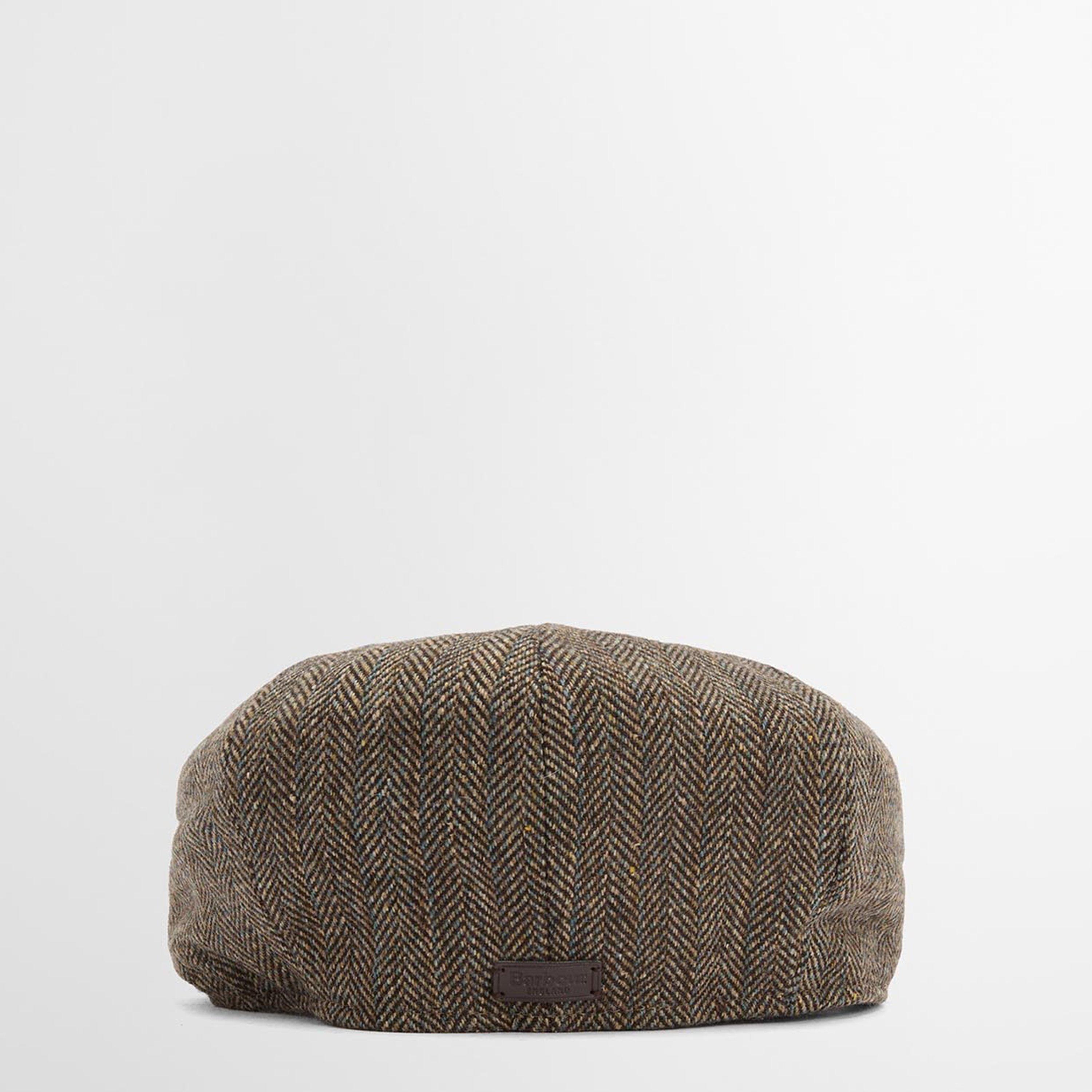 Brown - Barbour - Fyne Tweed Baker Boy Cap - 2