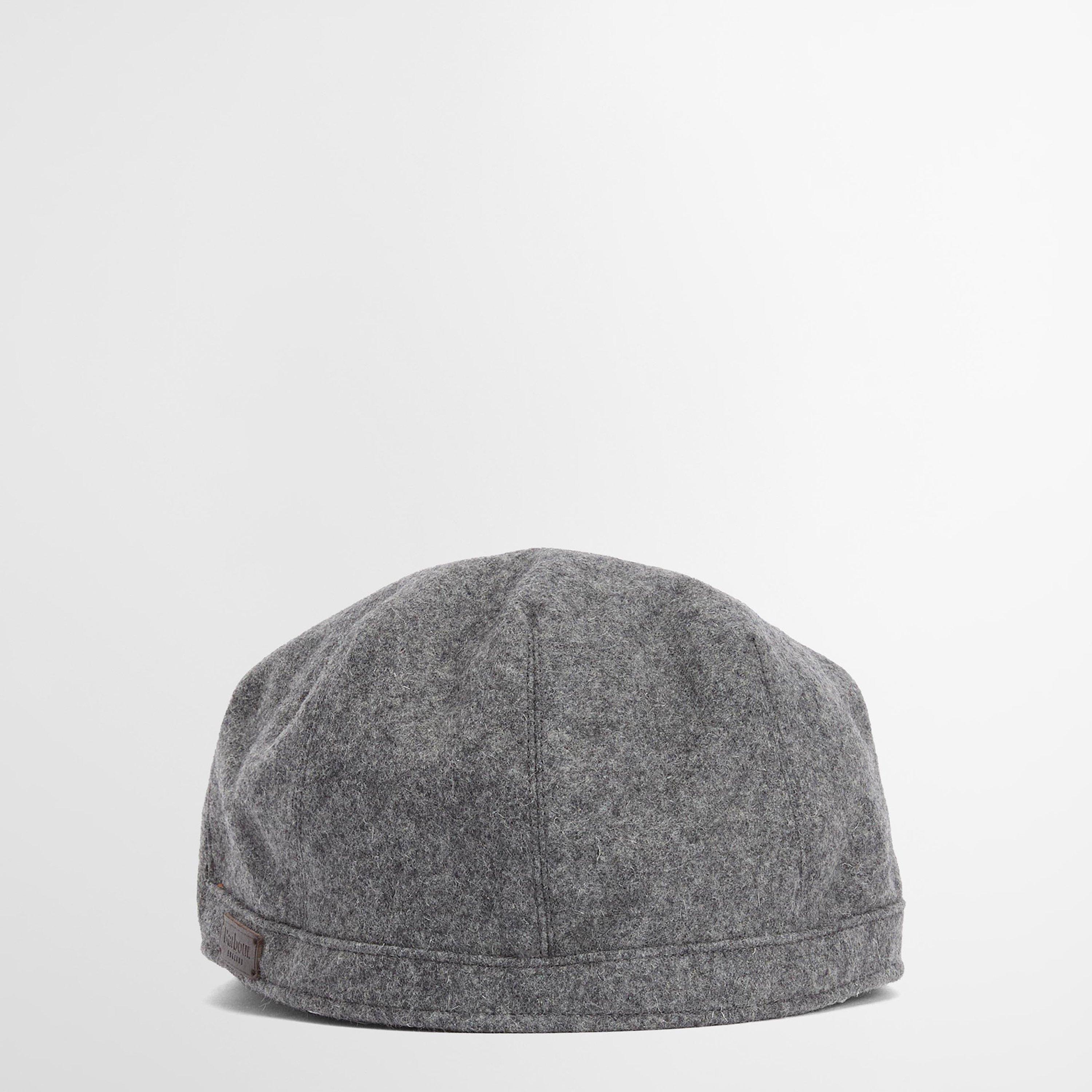 Grey - Barbour - Redshore Wool Mix Flat Cap - 2