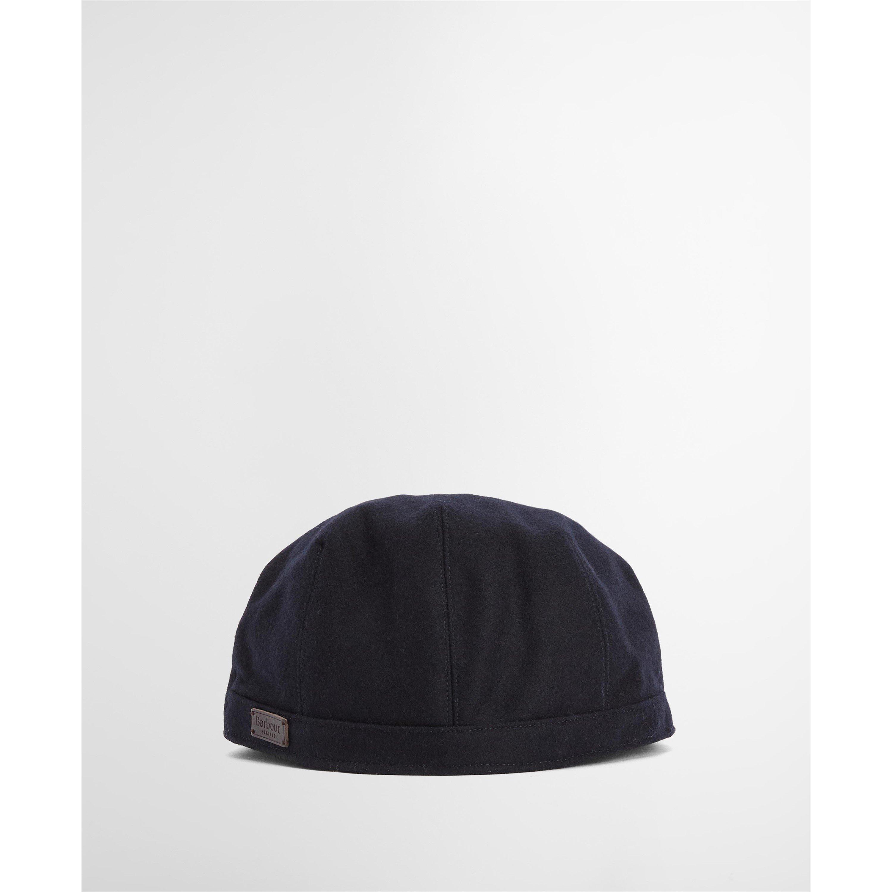 Navy - Barbour - Redshore Wool Mix Flat Cap - 2
