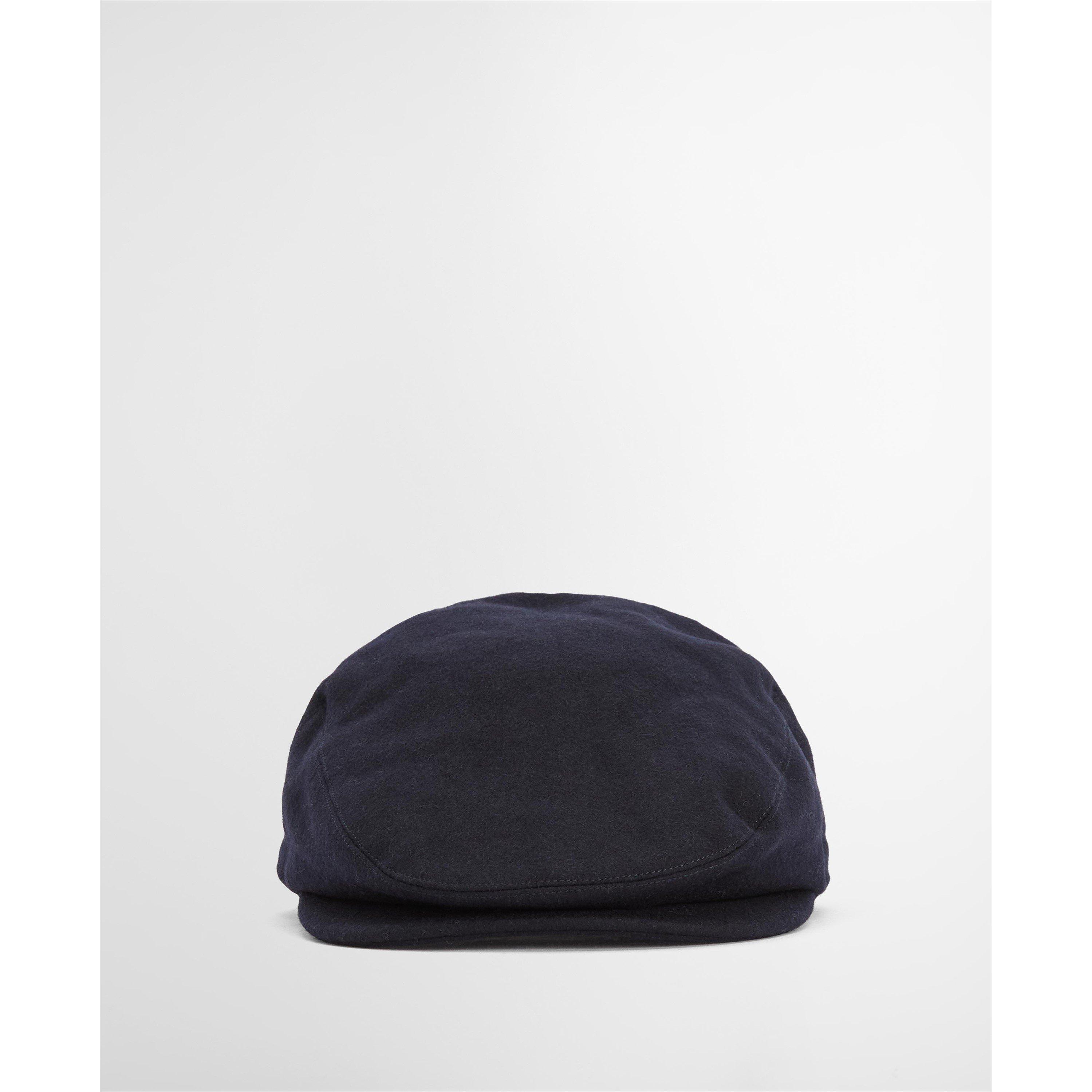 Navy - Barbour - Redshore Wool Mix Flat Cap - 6