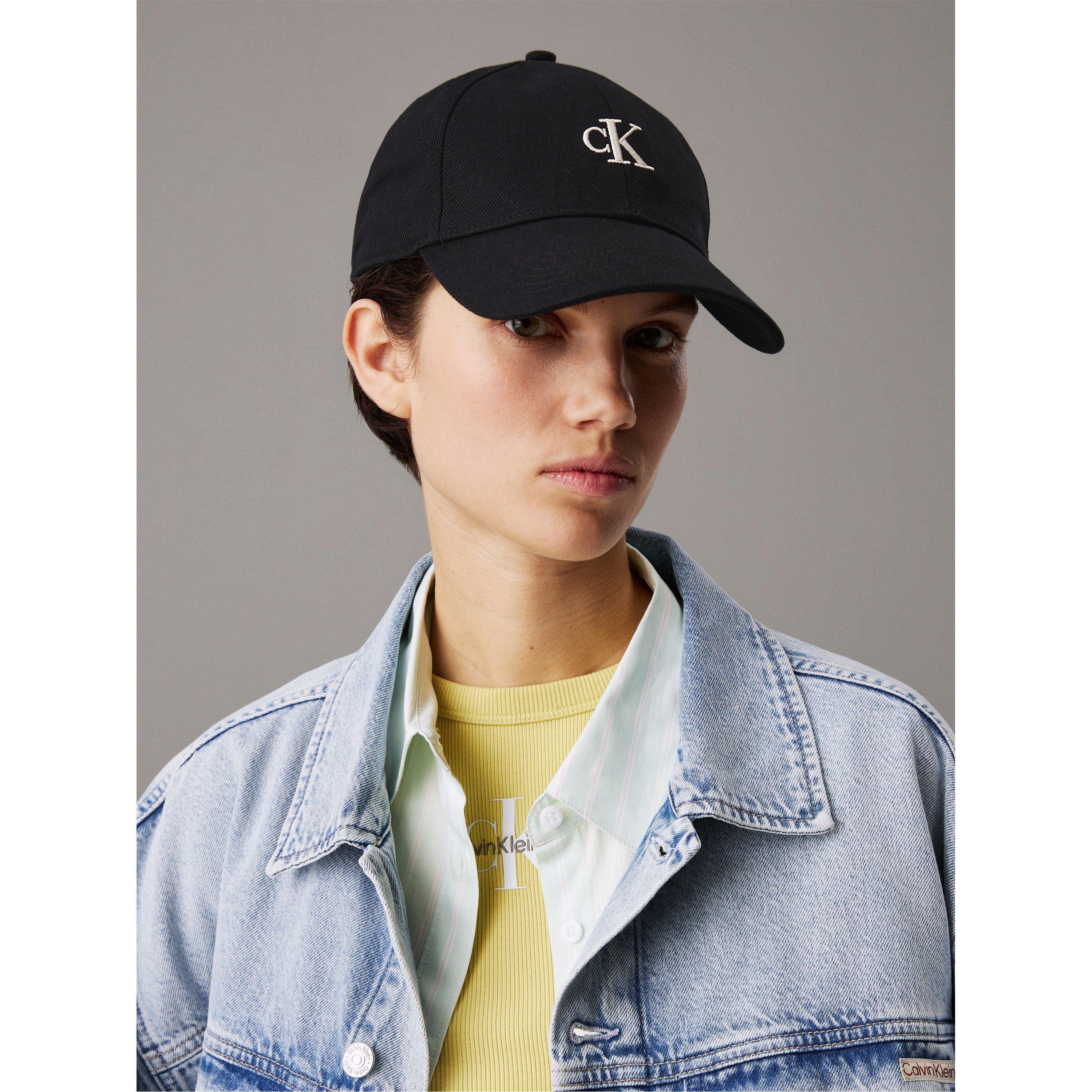 Black - Calvin Klein Jeans - Embroidered Monogram Cap - 2