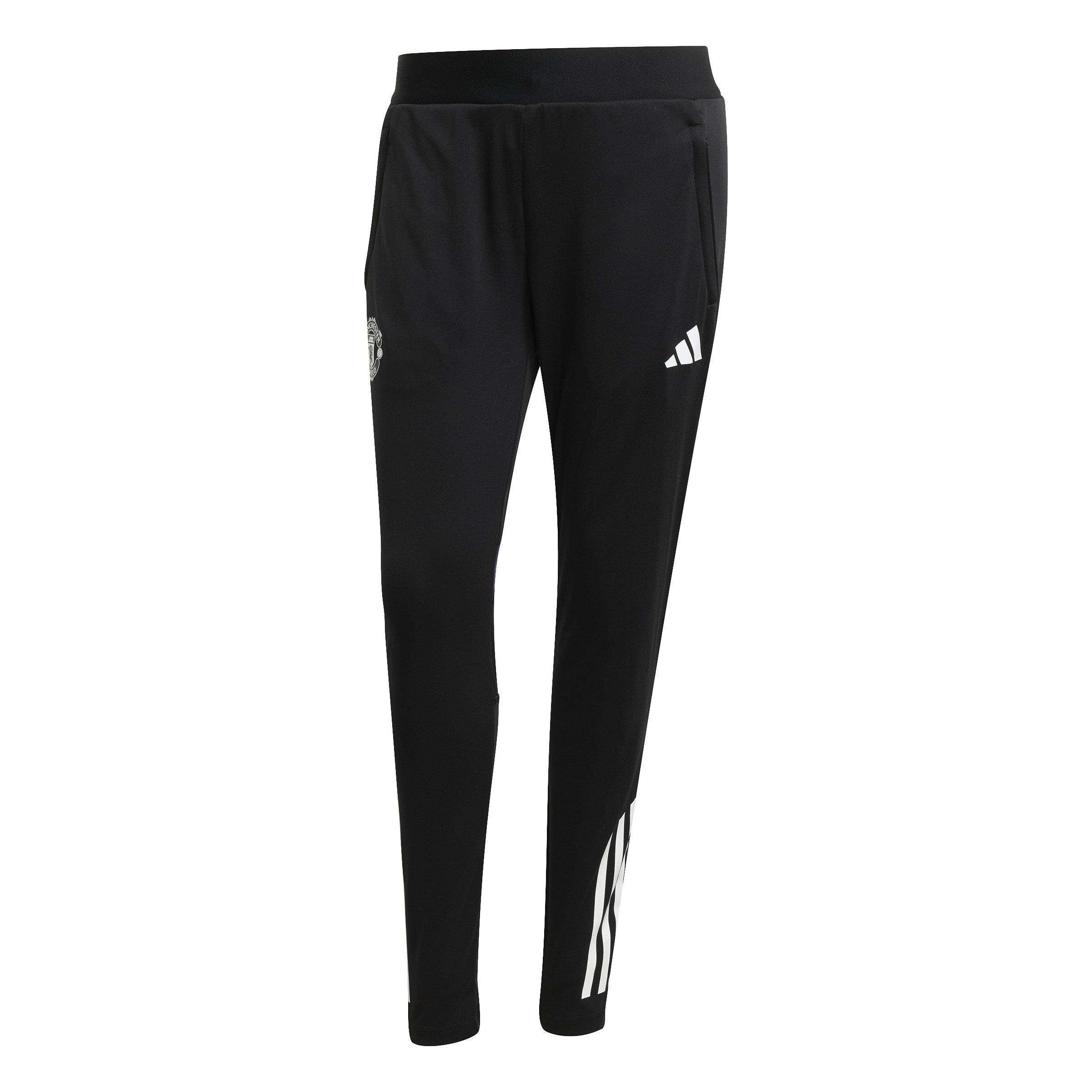 Adidas Women's Manchester United Tracksuit Bottoms 2025 2026 - Black - 10 (S)