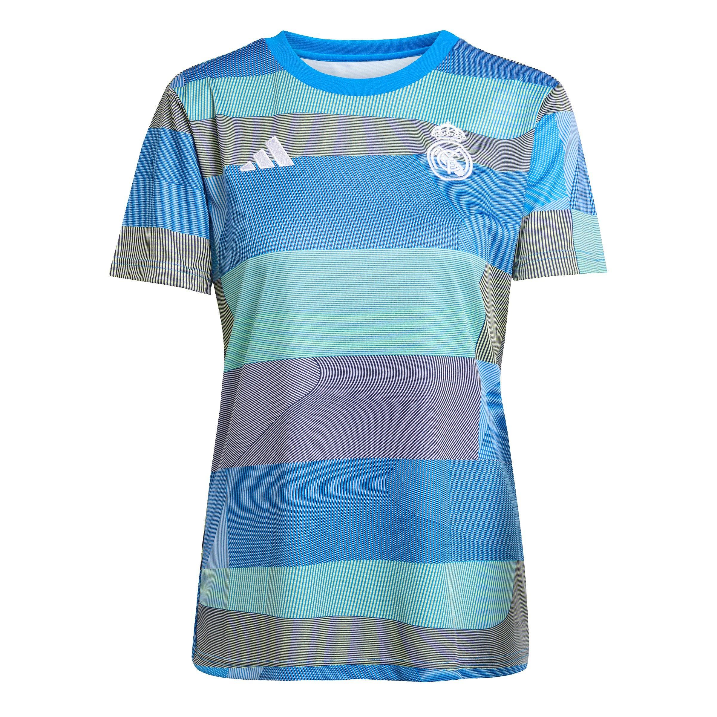 Adidas Women's Real Madrid Pre Match Shirt 2025 2026 - Blue - 8 (XS)
