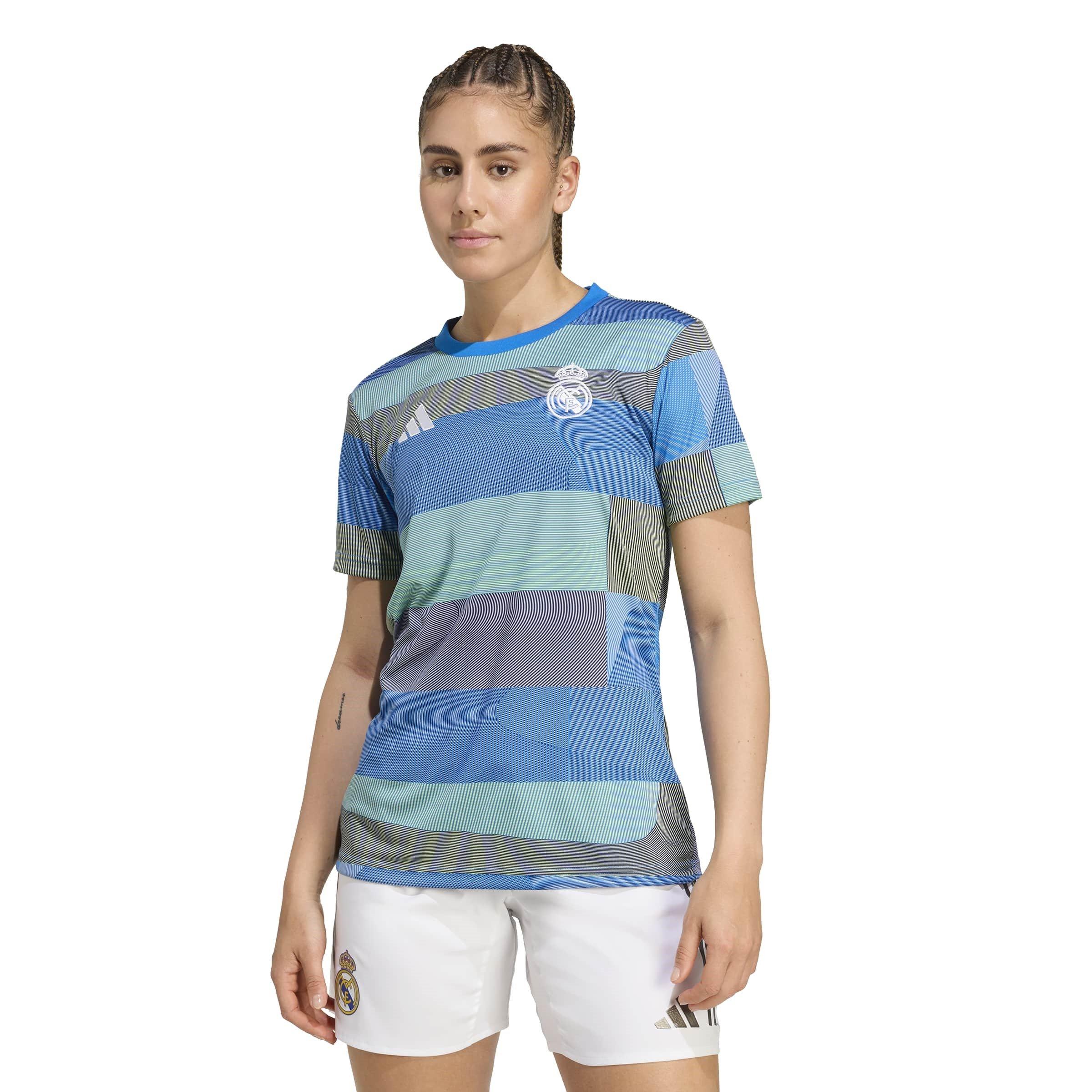 Blue - adidas - Real Madrid Pre Match Shirt 2025 2026 Womens - 3