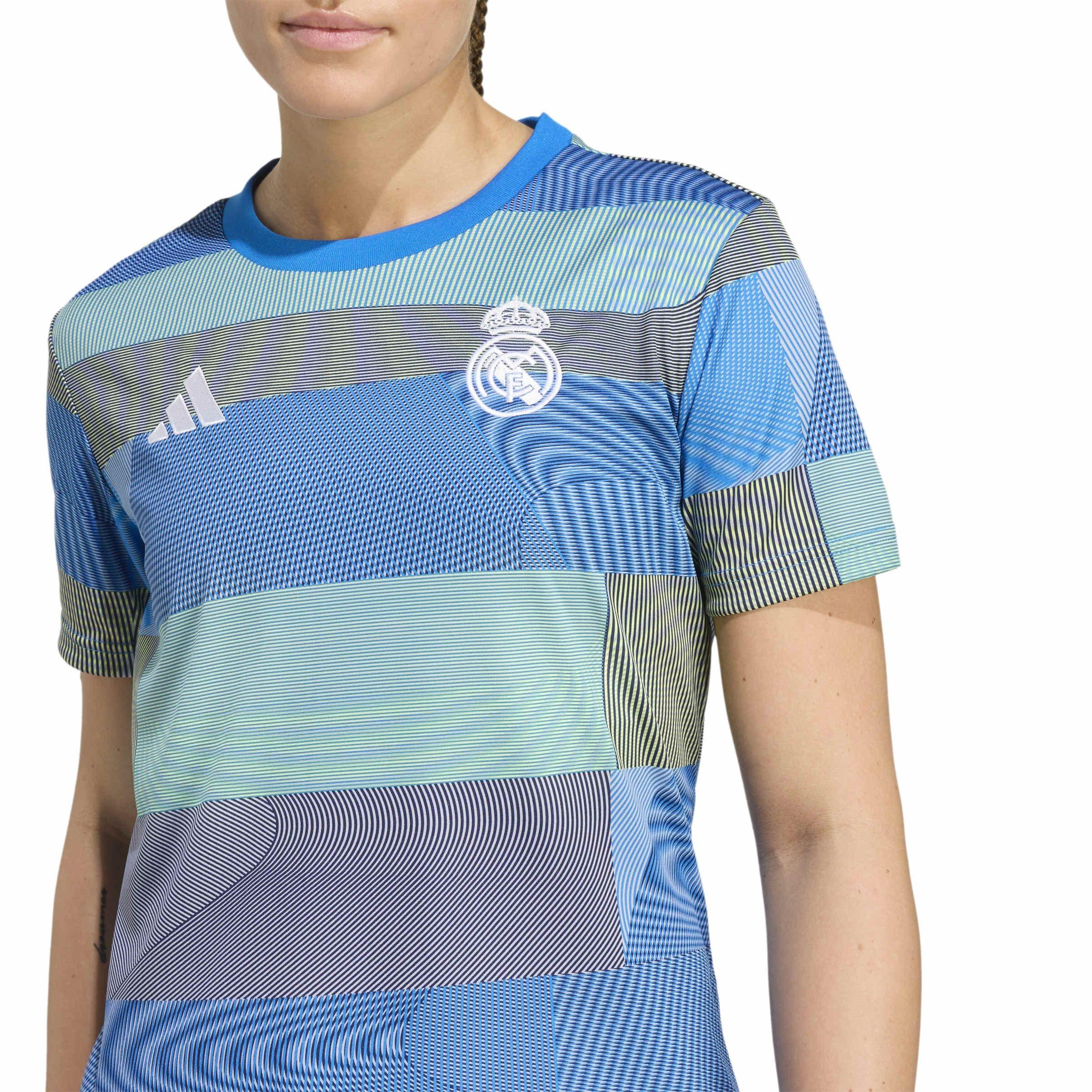 Blue - adidas - Real Madrid Pre Match Shirt 2025 2026 Womens - 6