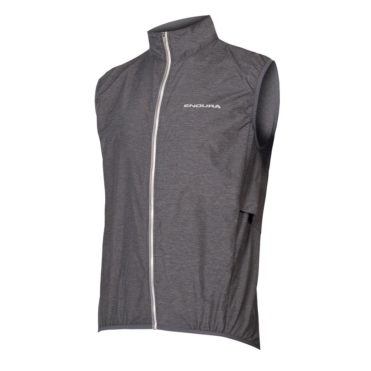 Negro - Endura - Men's Pakagilet Windproof Sleeveless Gilet - 1