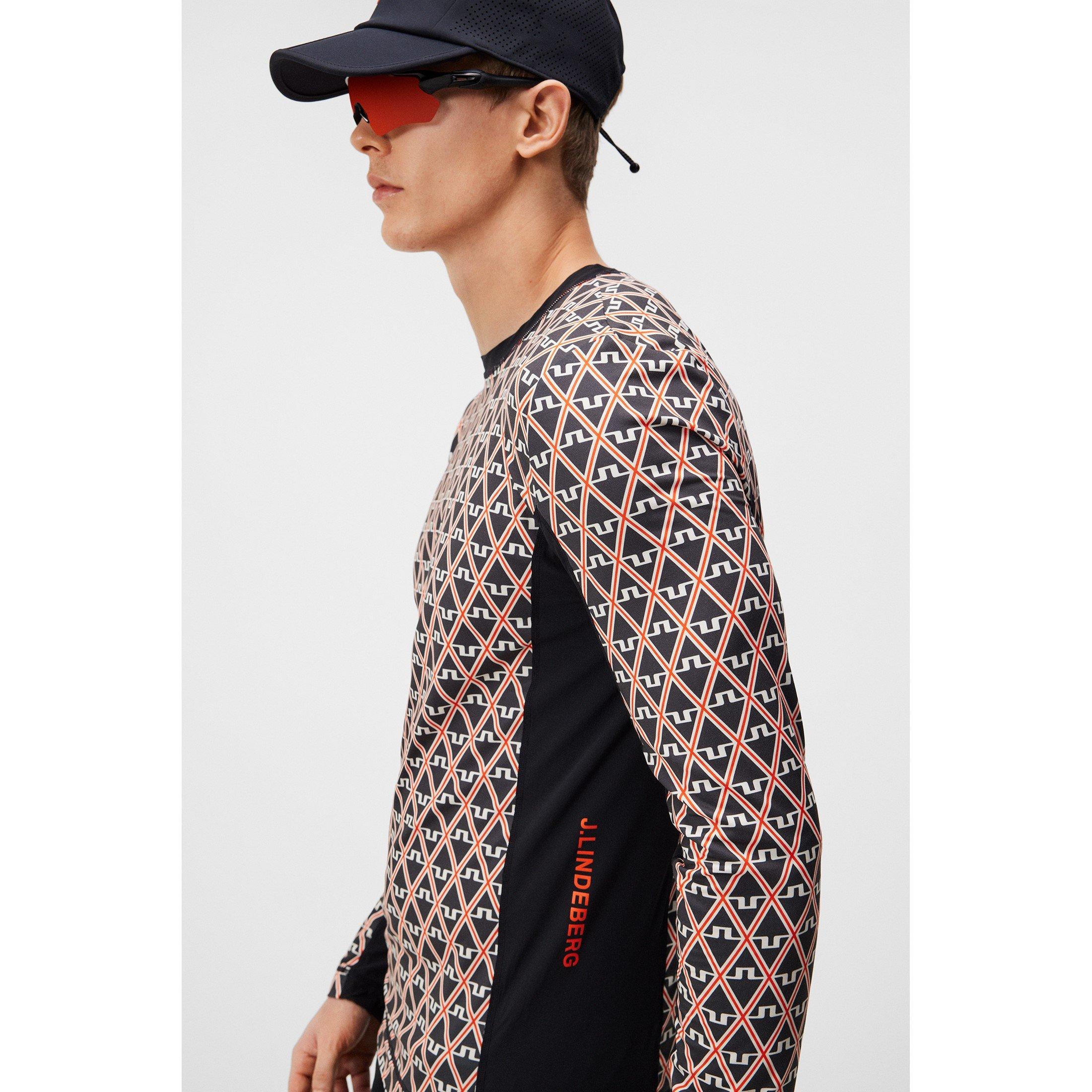 Geo Black - J Lindeberg Golf - Baselayer Top - 5