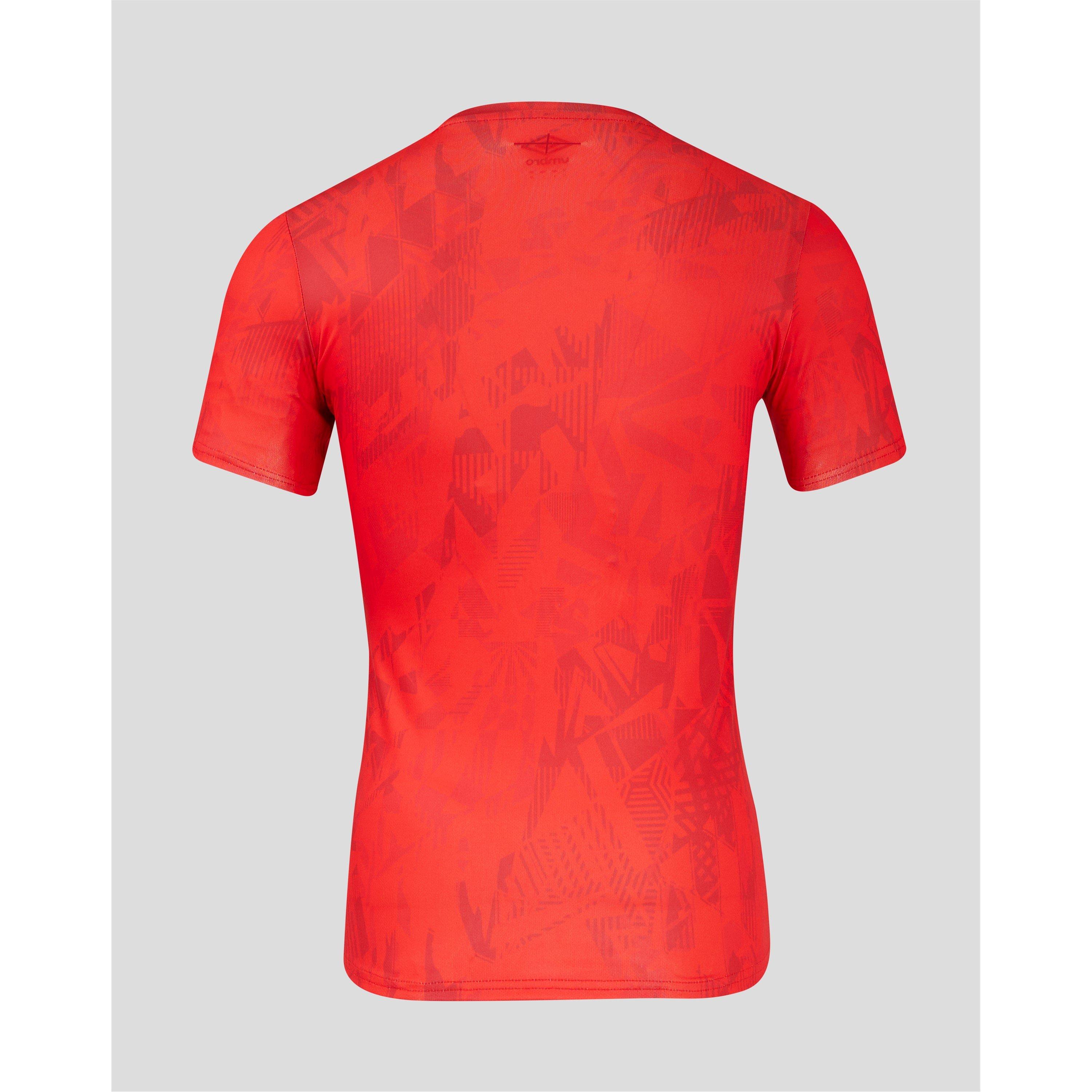 Scarl/Blk/Red - Umbro - England Rugby Red Roses Warm Up Shirt 2024 Womens - 2