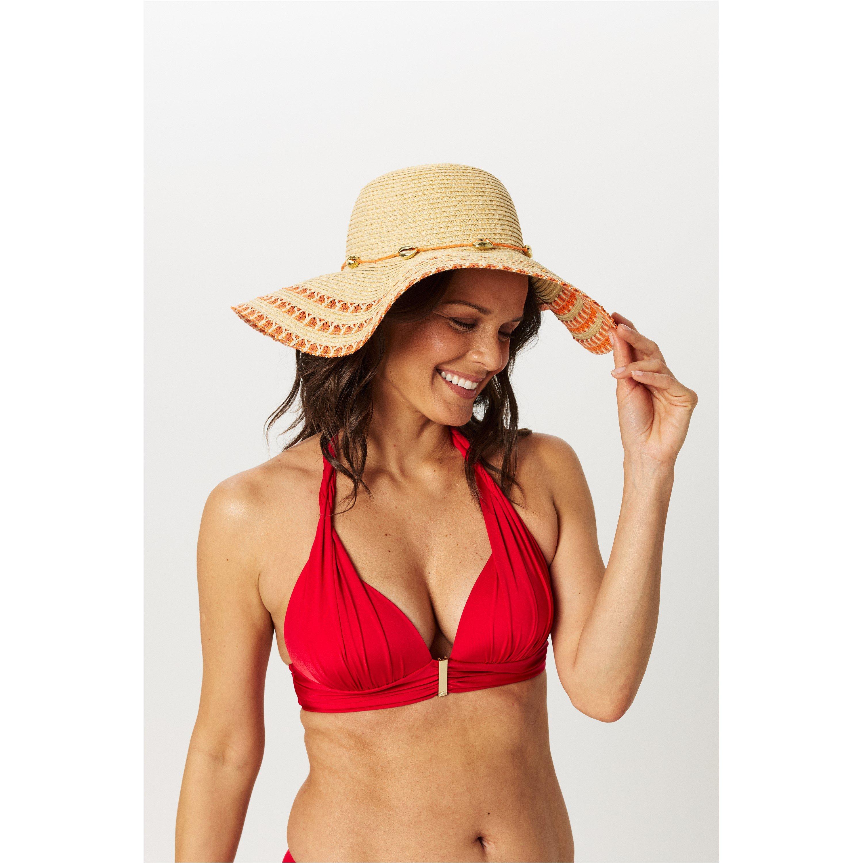 Multi - Biba - Women's Shell Trim Floppy Hat - 3