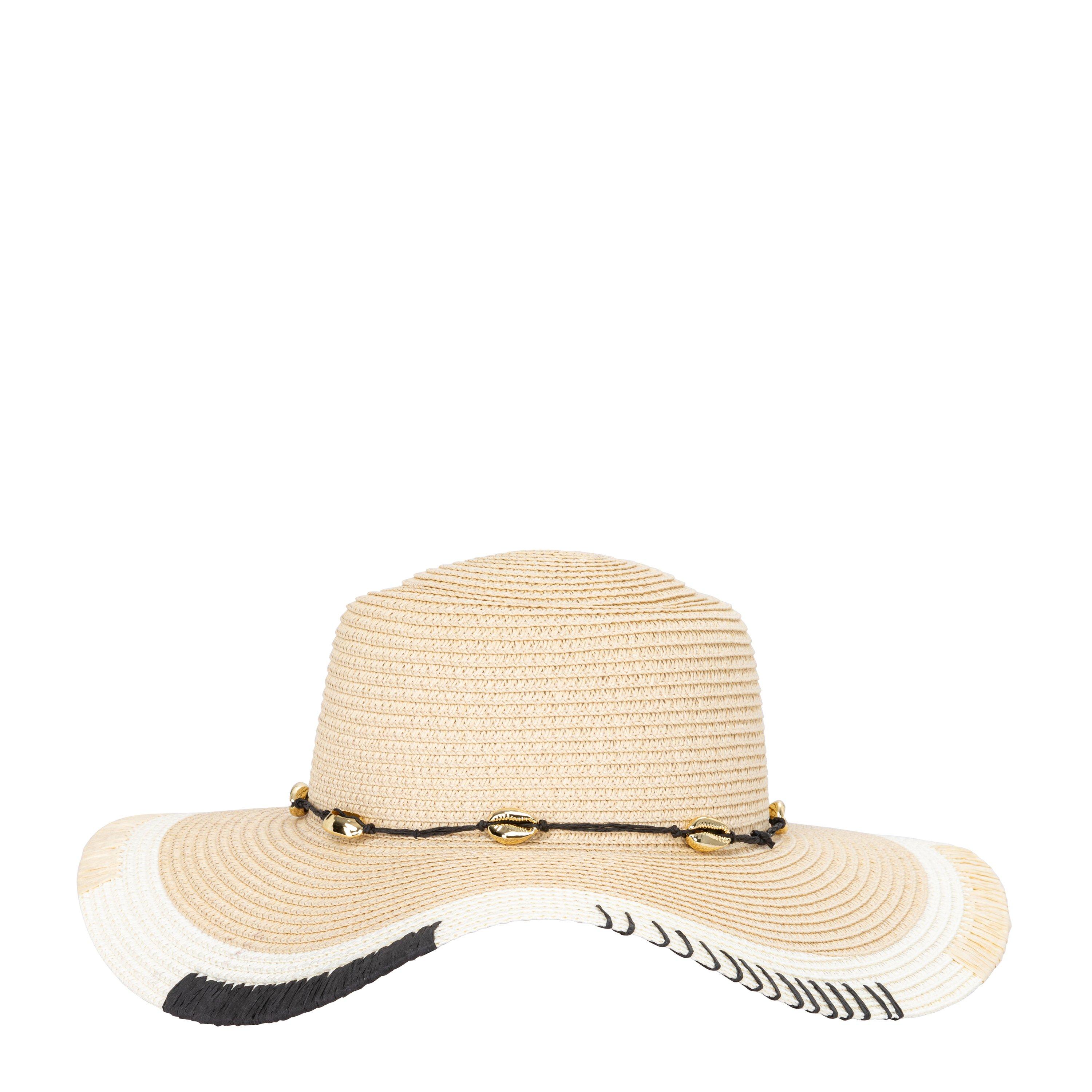 VIŠEBOJAN - Biba - Women's Weave Trim Floppy Hat - 2