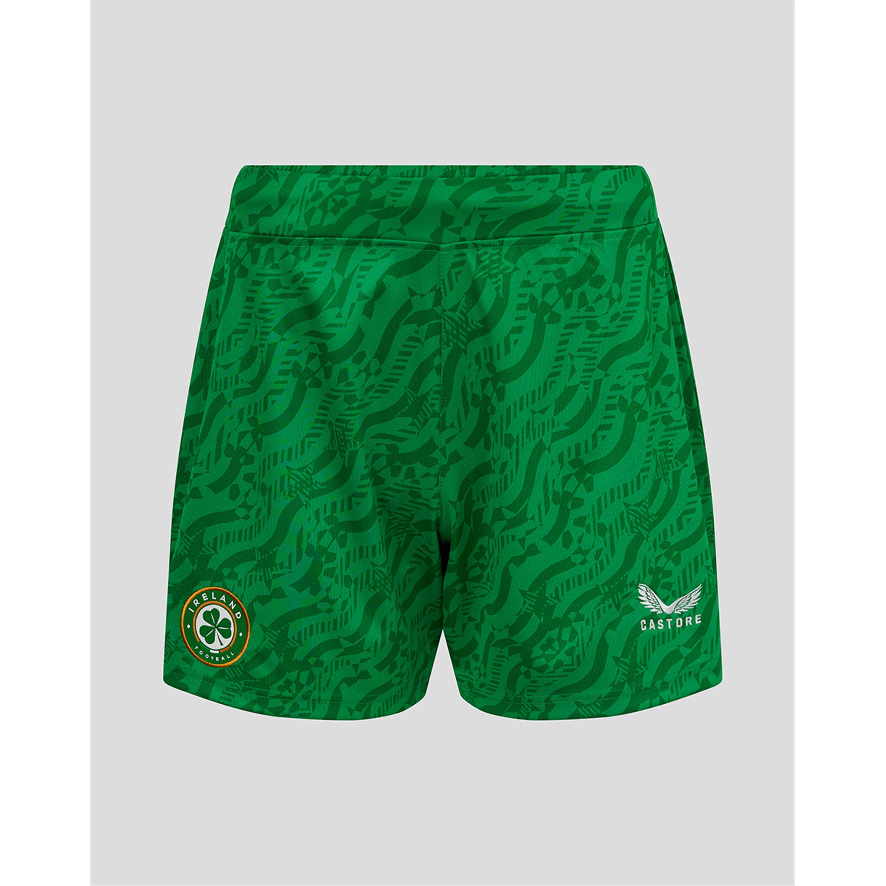 Green - Castore - Ireland Third Shorts 2025 Womens - 1