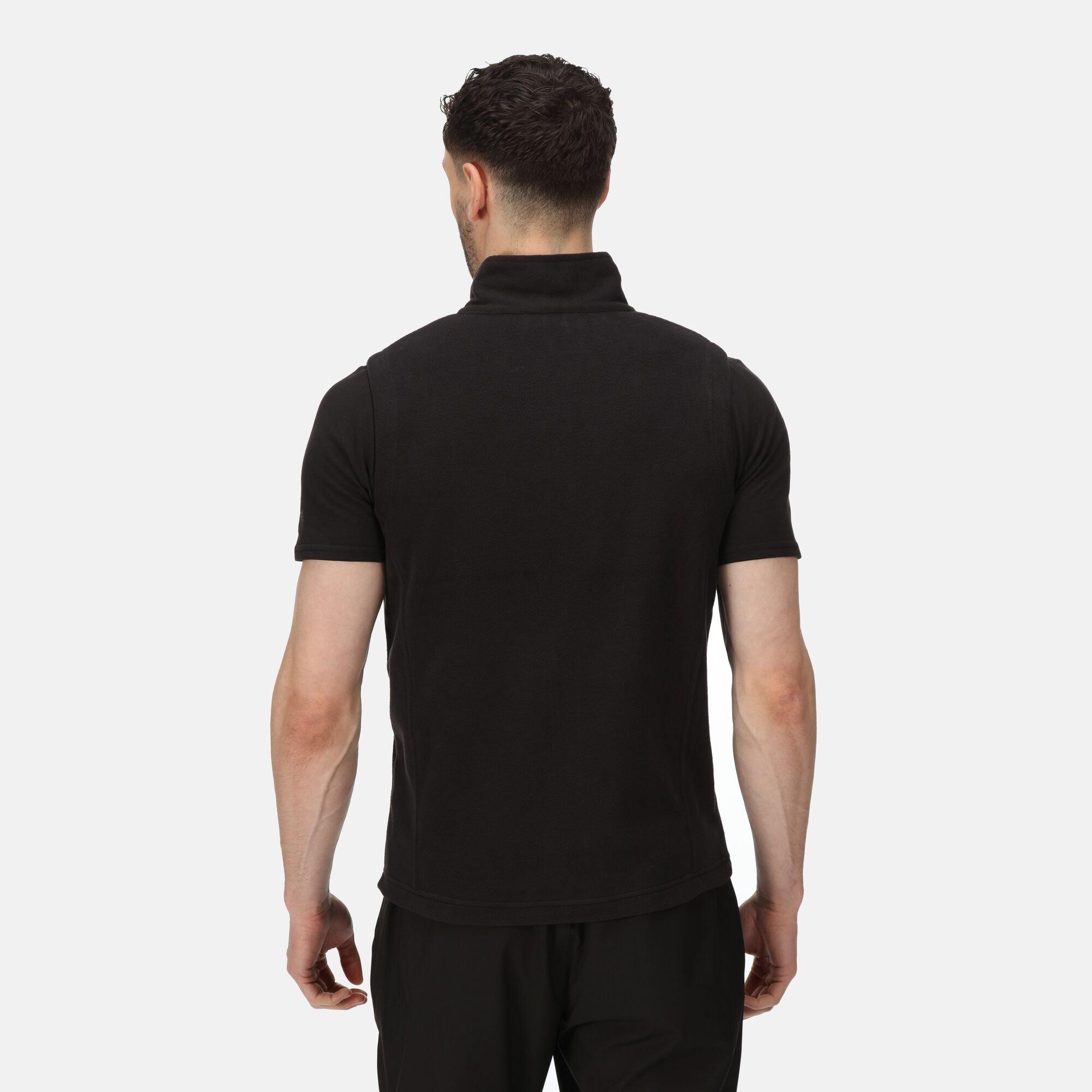 Black(Black) - Regatta - Men's Tobias II Fleece Anti-Pill Sleeveless Gilet - 11