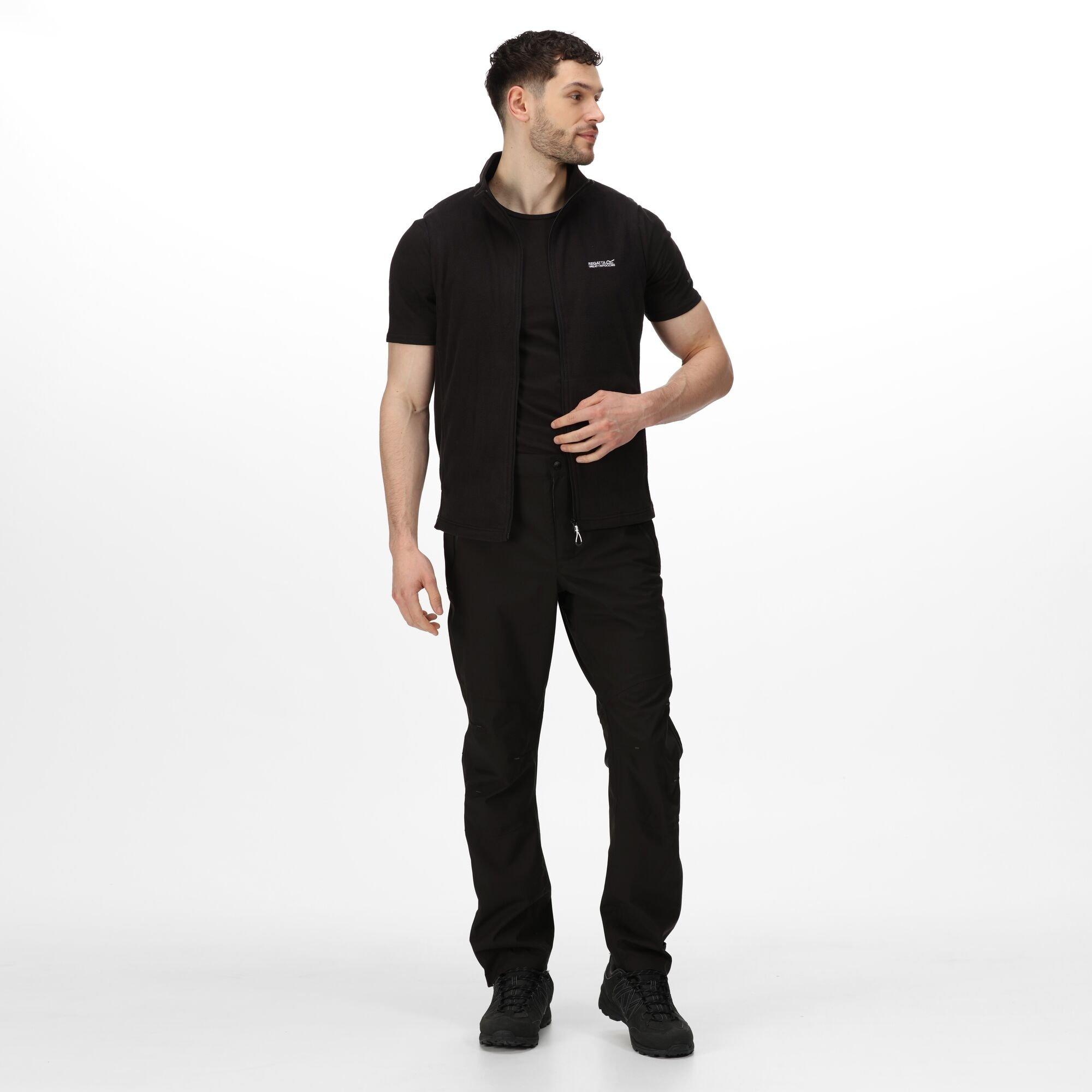 Black(Black) - Regatta - Men's Tobias II Fleece Anti-Pill Sleeveless Gilet - 15