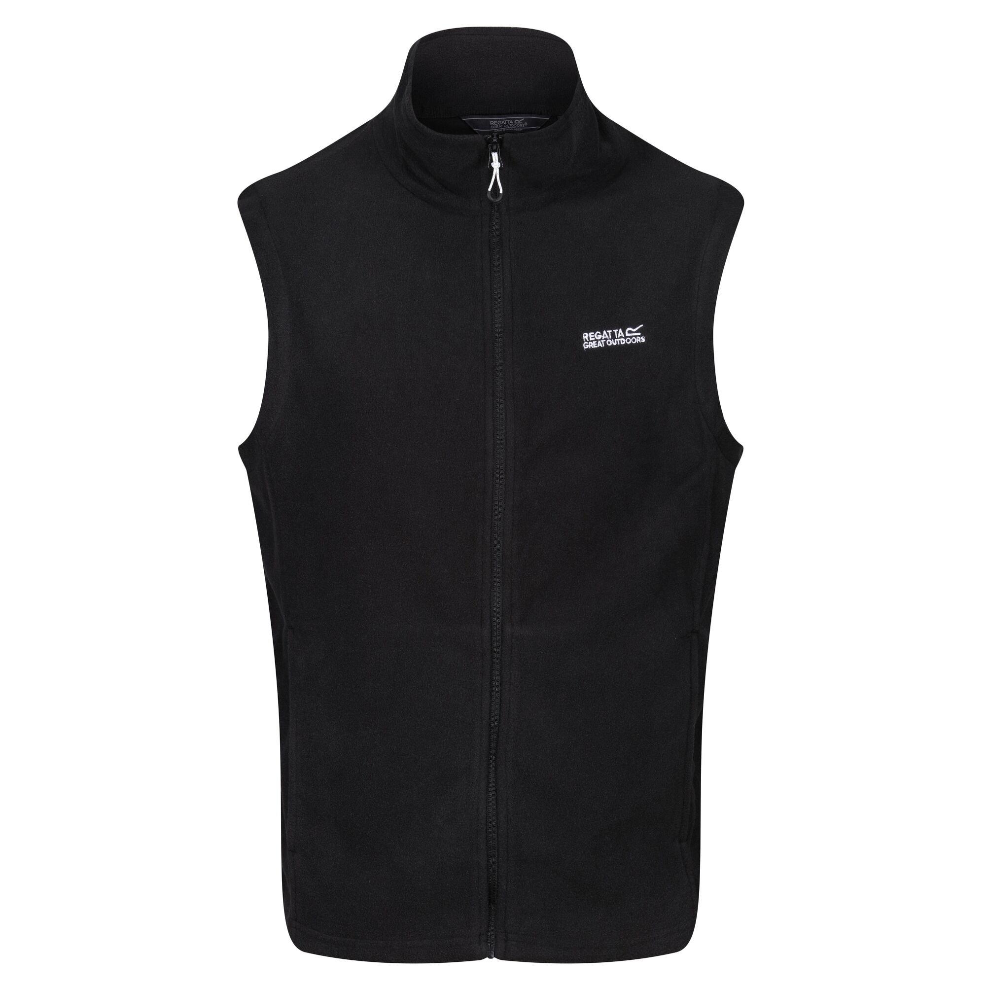 Black(Black) - Regatta - Men's Tobias II Fleece Anti-Pill Sleeveless Gilet - 5