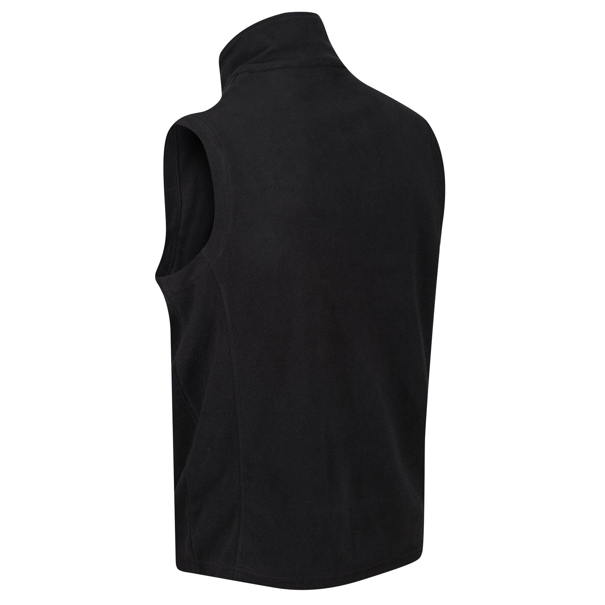 Black(Black) - Regatta - Men's Tobias II Fleece Anti-Pill Sleeveless Gilet - 10