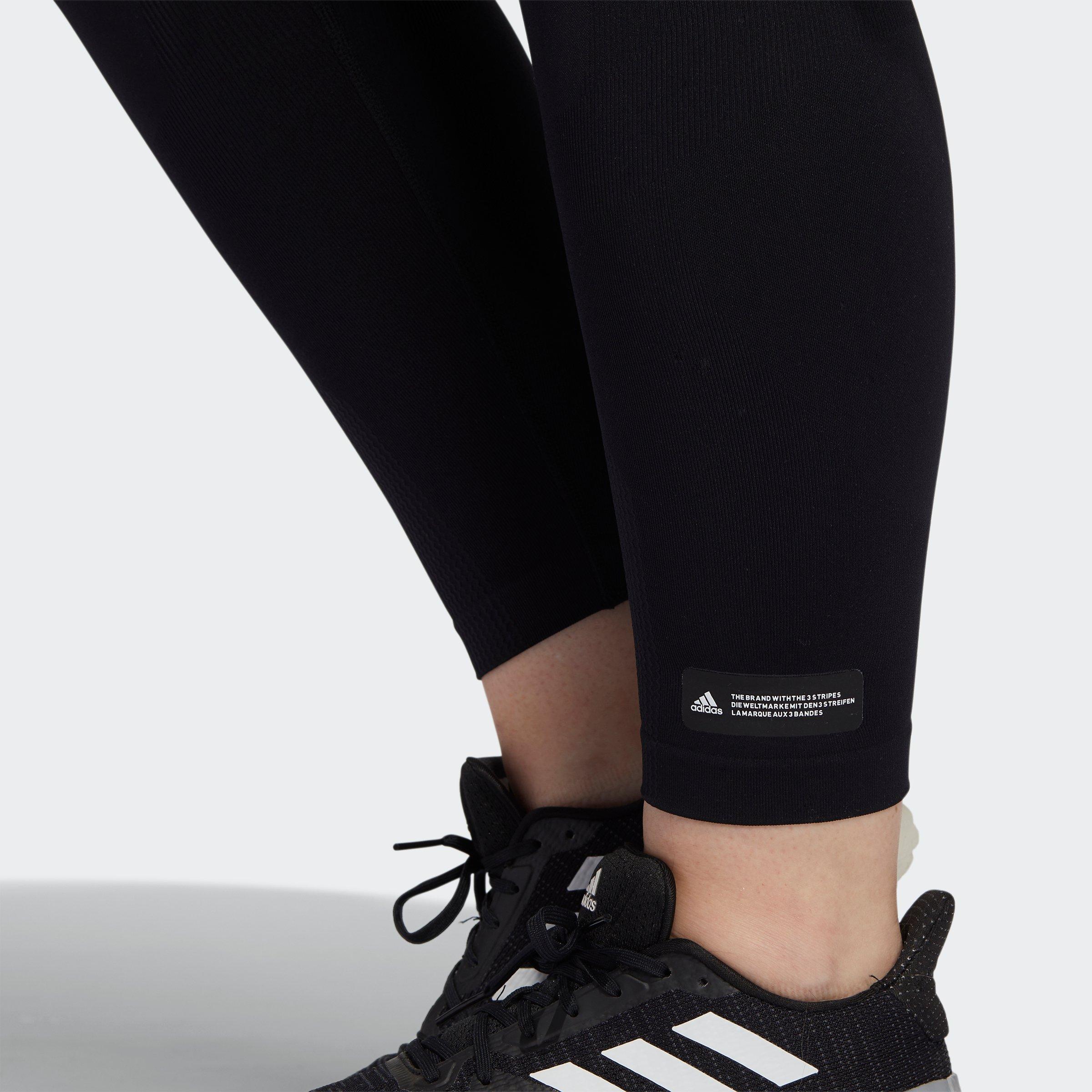 Black - adidas - Sculpt Tights (Plus Size) Womens - 5