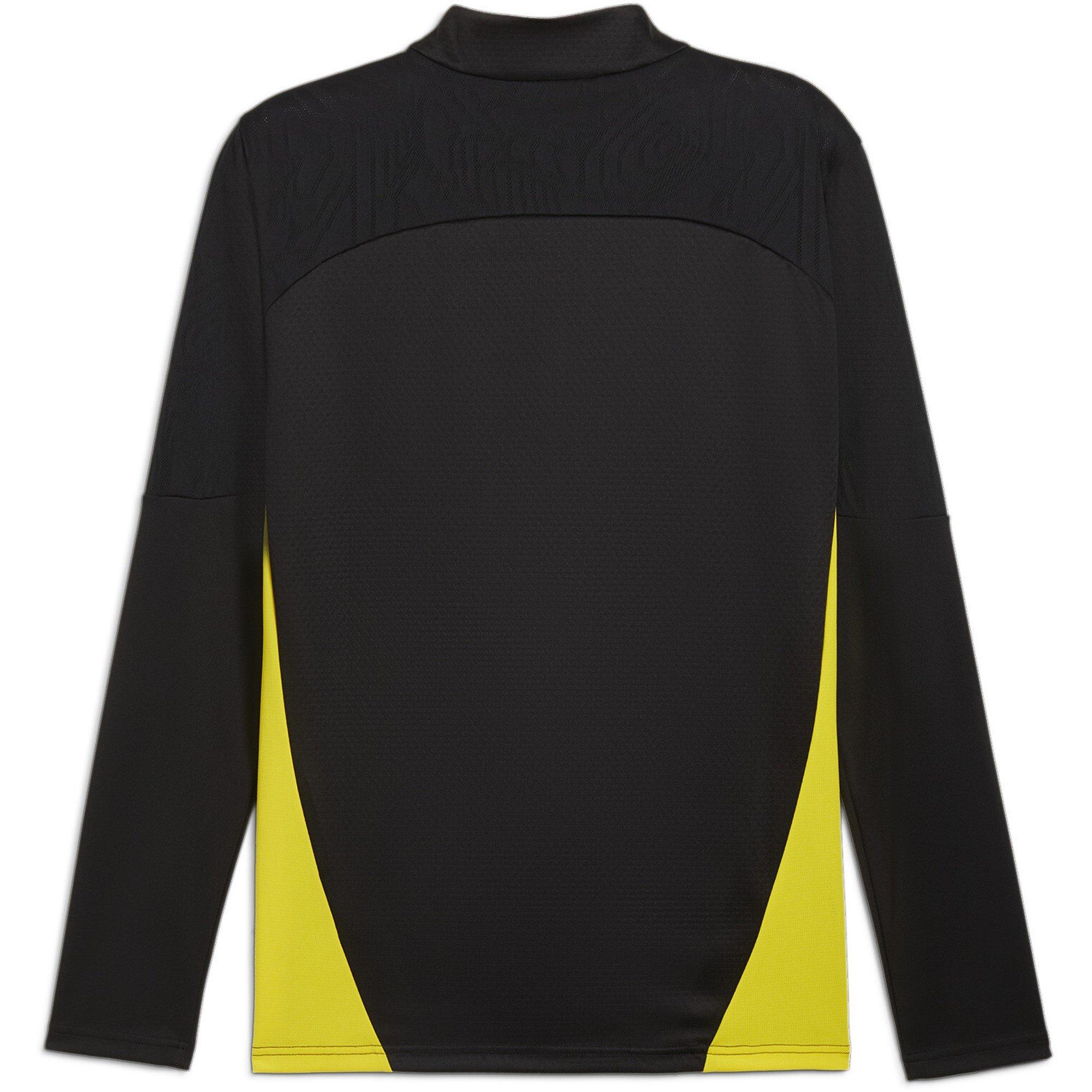 Black - Puma - Borussia Dortmund Quarter Zip Training Top Adults - 7