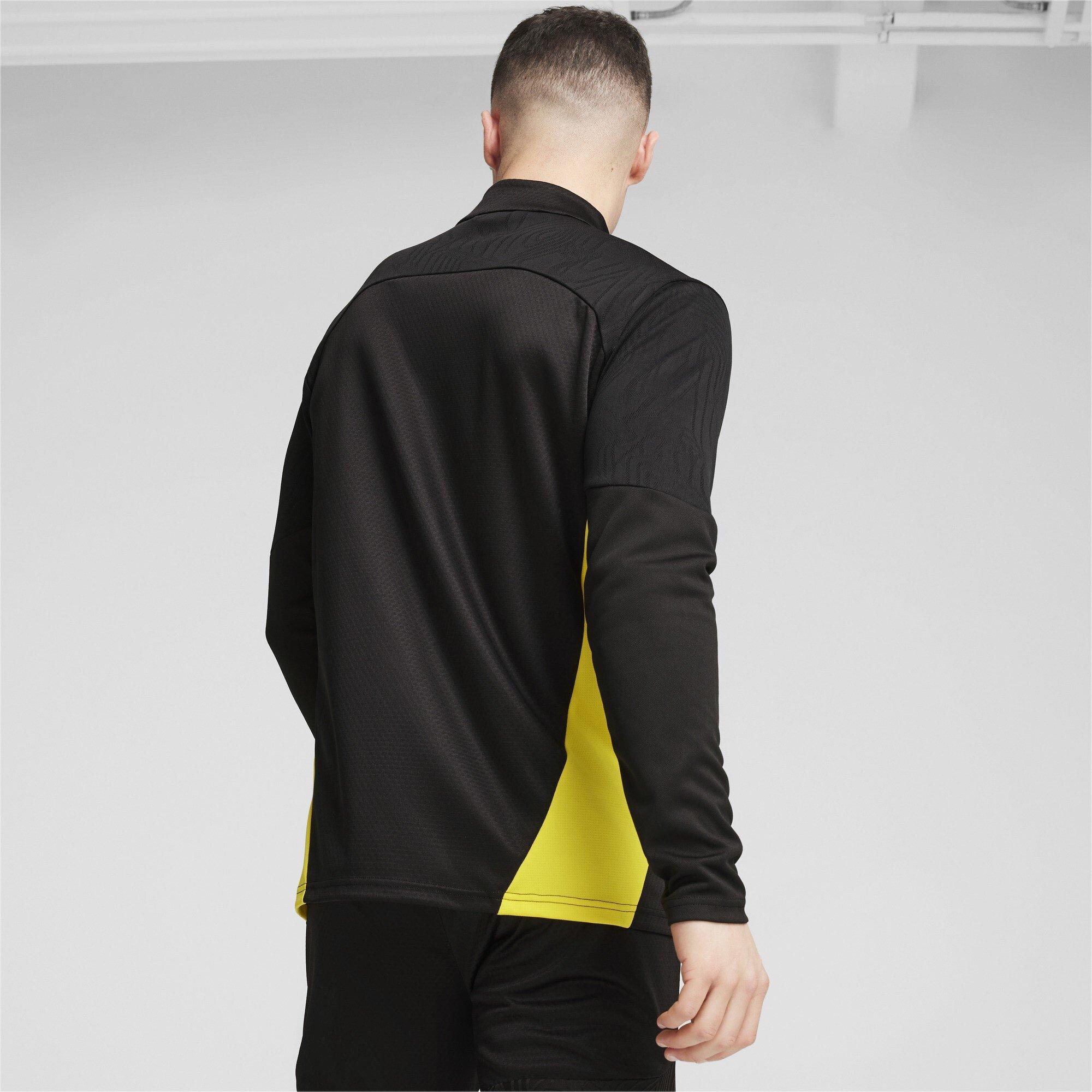 Black - Puma - Borussia Dortmund Quarter Zip Training Top Adults - 5