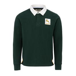 KooGa Vintage Long Sleeve Rugby Shirt Mens