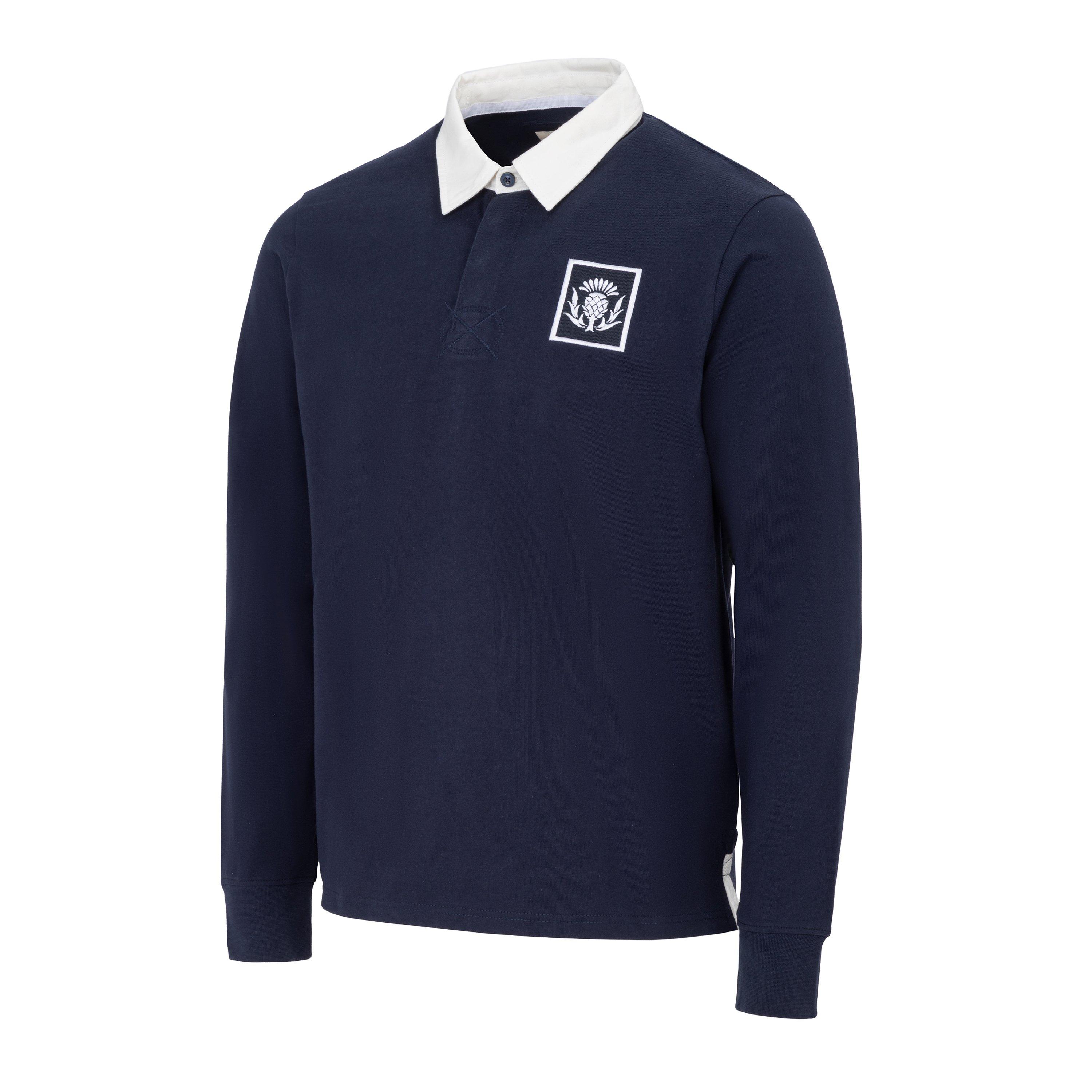 Schotland - KooGa - Vintage Long Sleeve Rugby Shirt Mens - 3