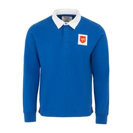 KooGa Vintage Long Sleeve Rugby Shirt Mens