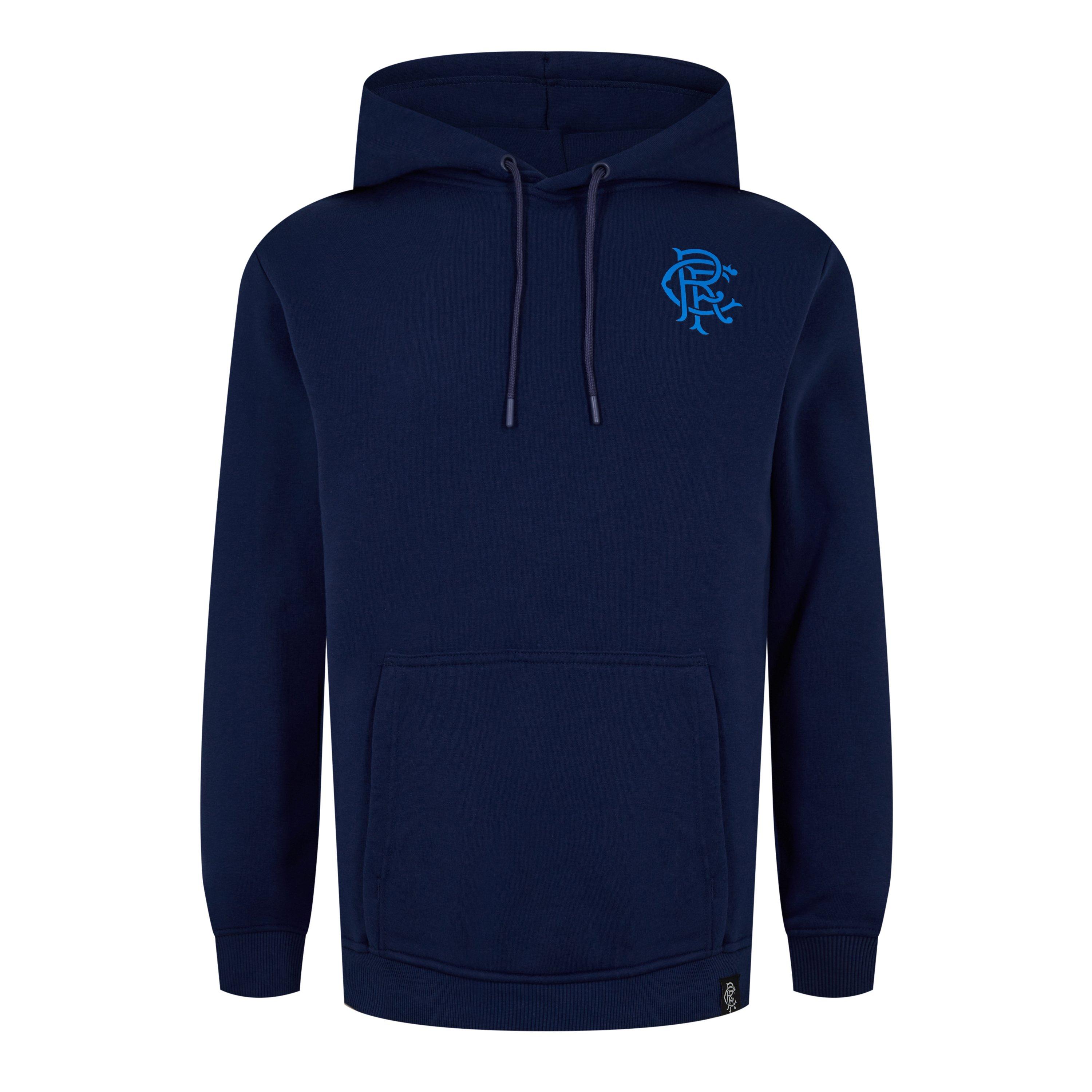 Castore Men's Rangers Hoodie Adults - Blue Depths - 2XL
