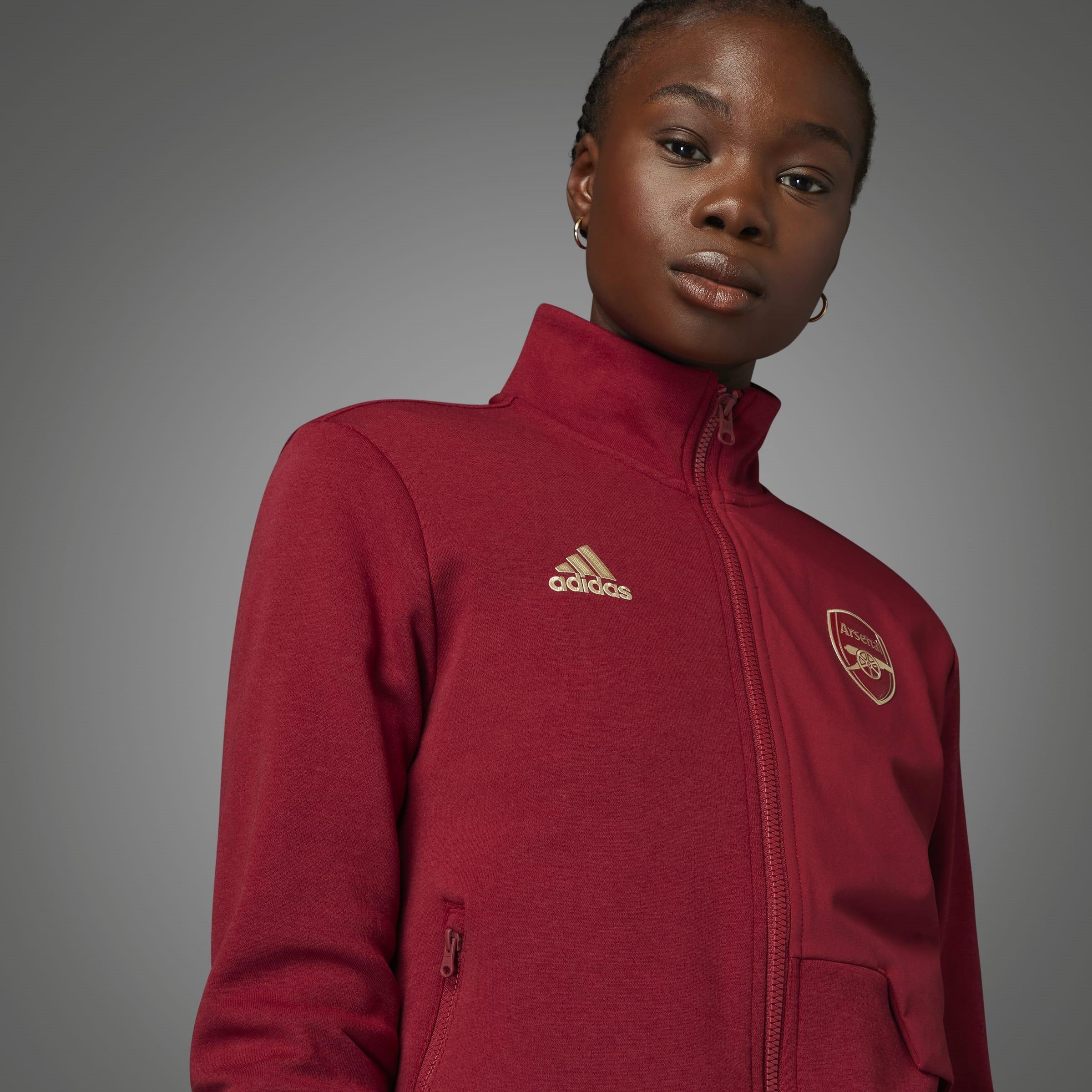 Rot - adidas - Arsenal Anthem Jacket Womens - 12