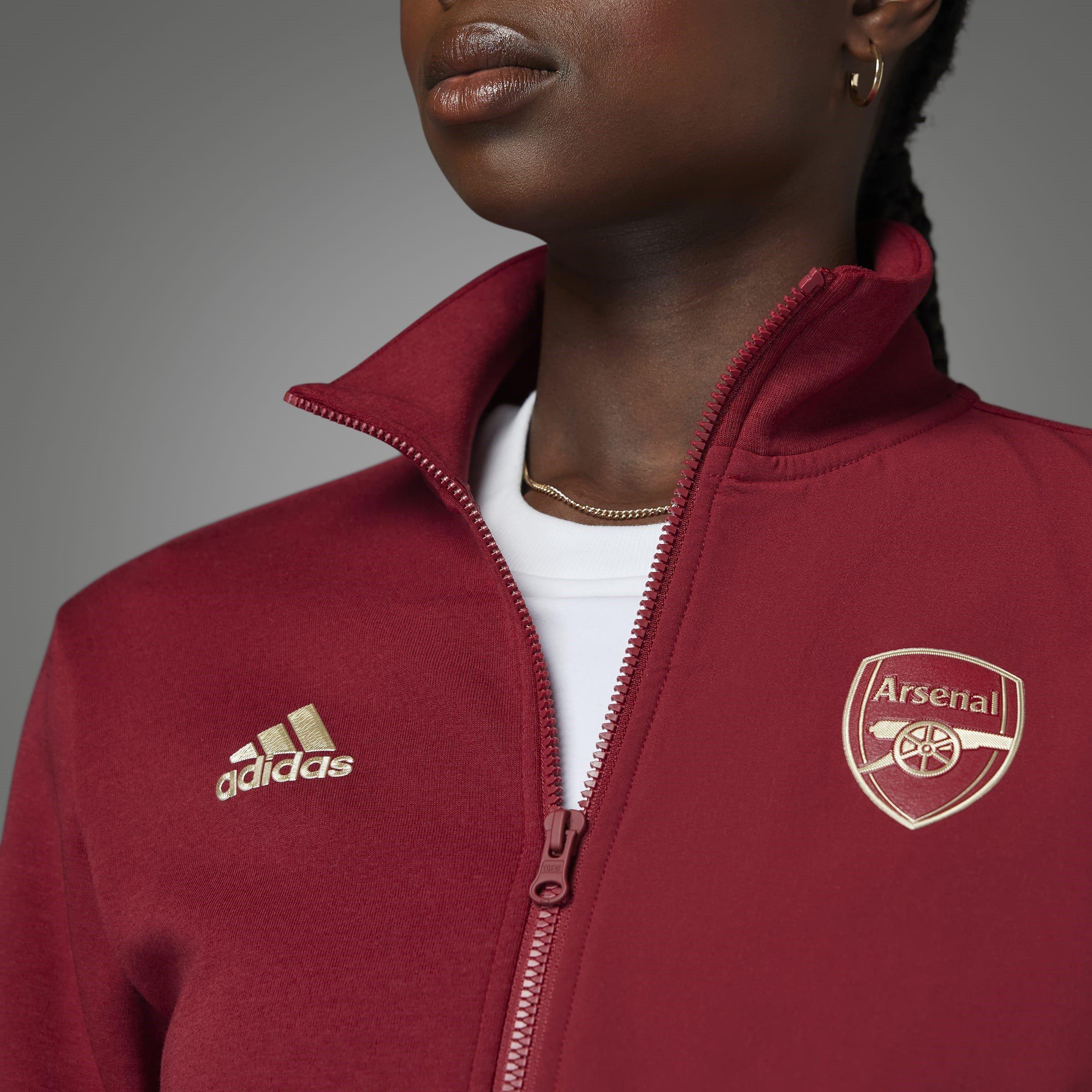 Rot - adidas - Arsenal Anthem Jacket Womens - 16