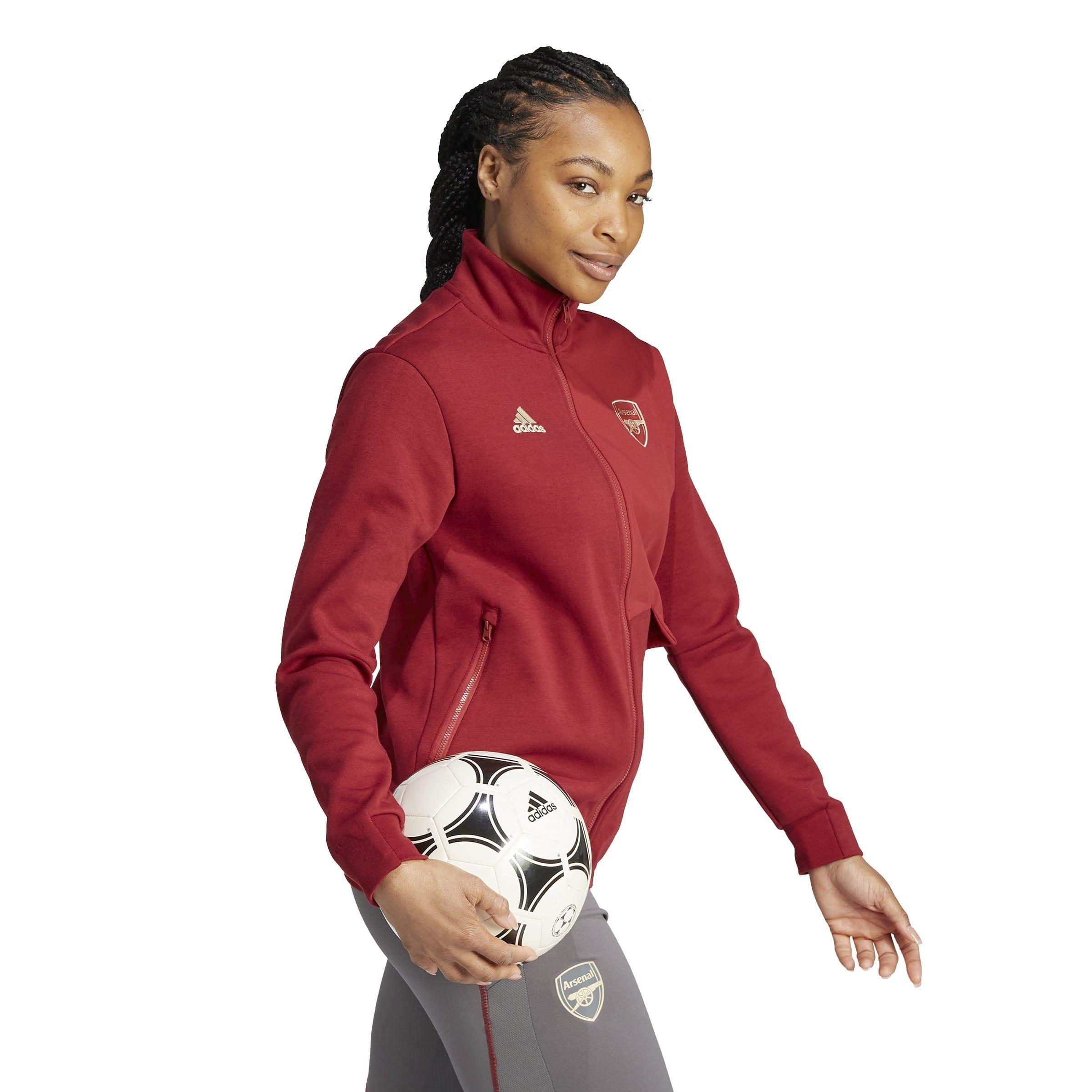 Rot - adidas - Arsenal Anthem Jacket Womens - 4