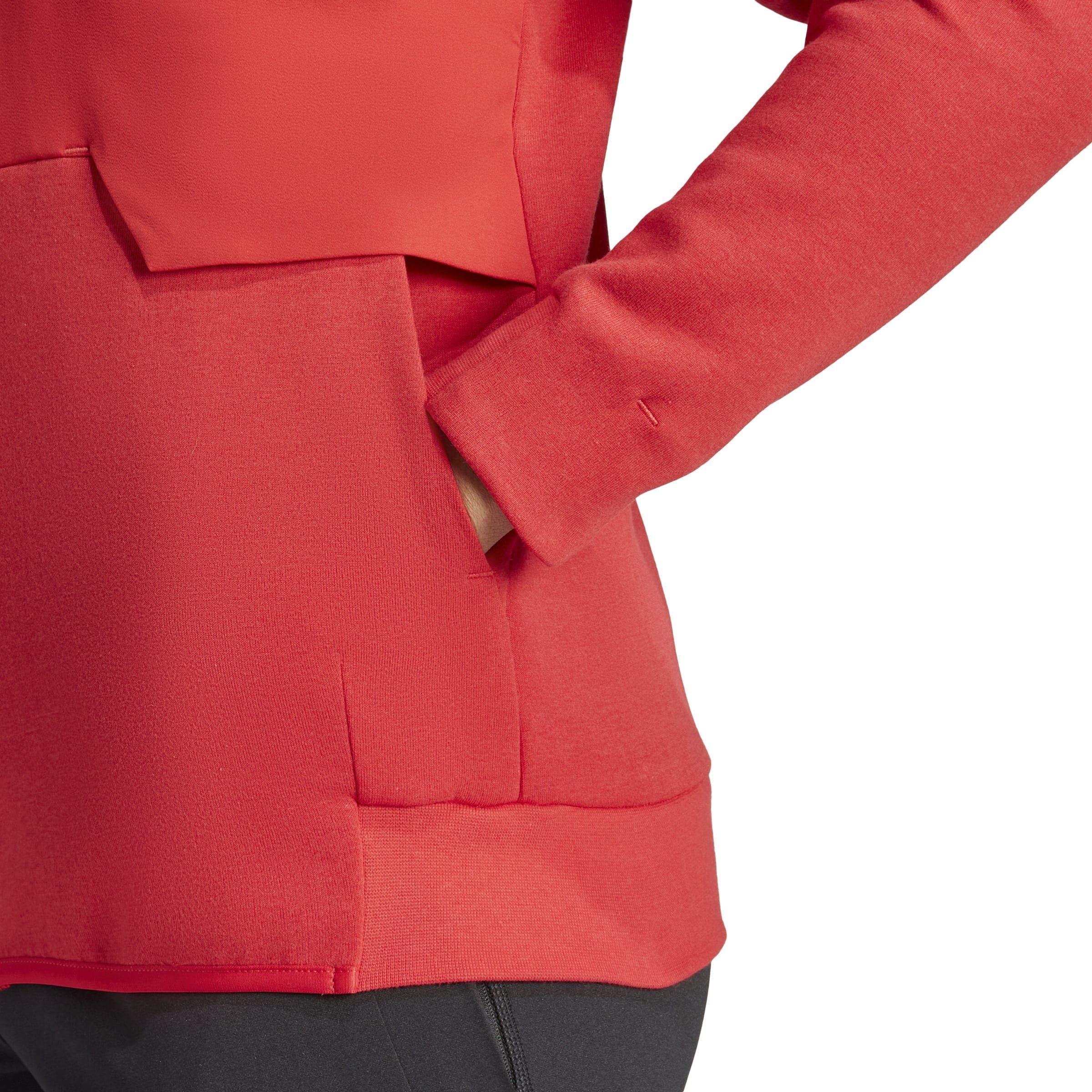 Red - adidas - Manchester United Anthem Jacket Womens - 7