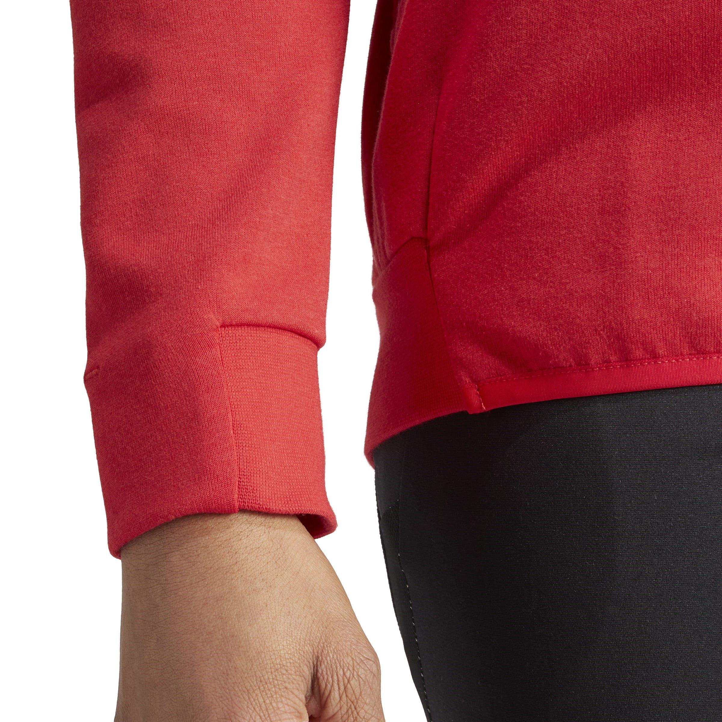 Red - adidas - Manchester United Anthem Jacket Womens - 8