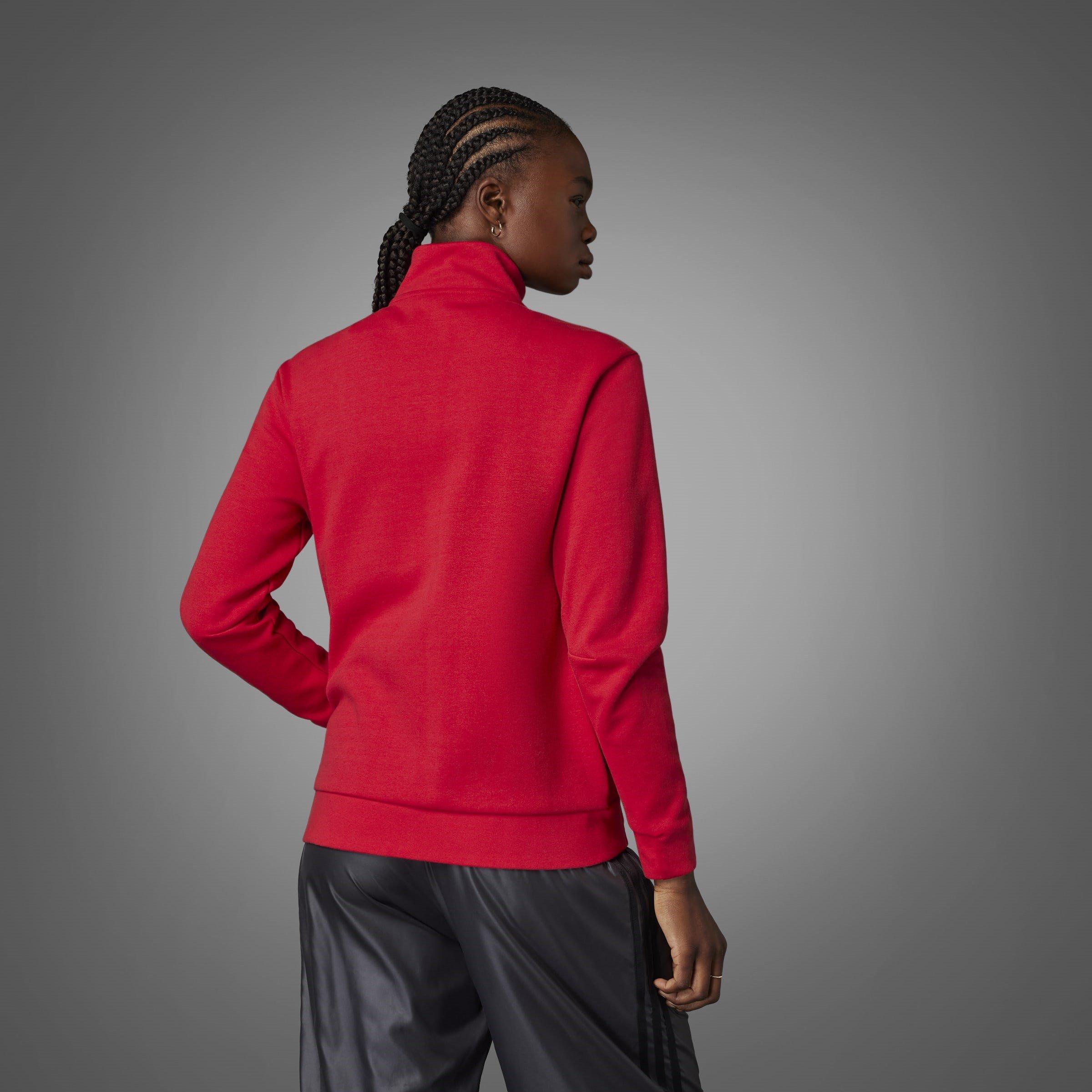 Red - adidas - Manchester United Anthem Jacket Womens - 10