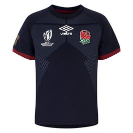 Umbro England Rugby RWC Alternative Shirt 2023 2024 Childrens