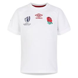 Umbro England Rugby RWC Home Replica Jersey 2023 Children's