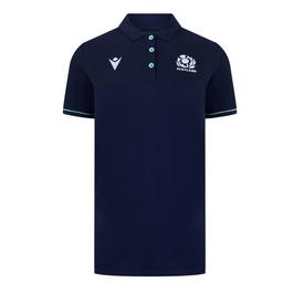 Macron Scotland Rugby Union Polo Shirt 2024 Womens