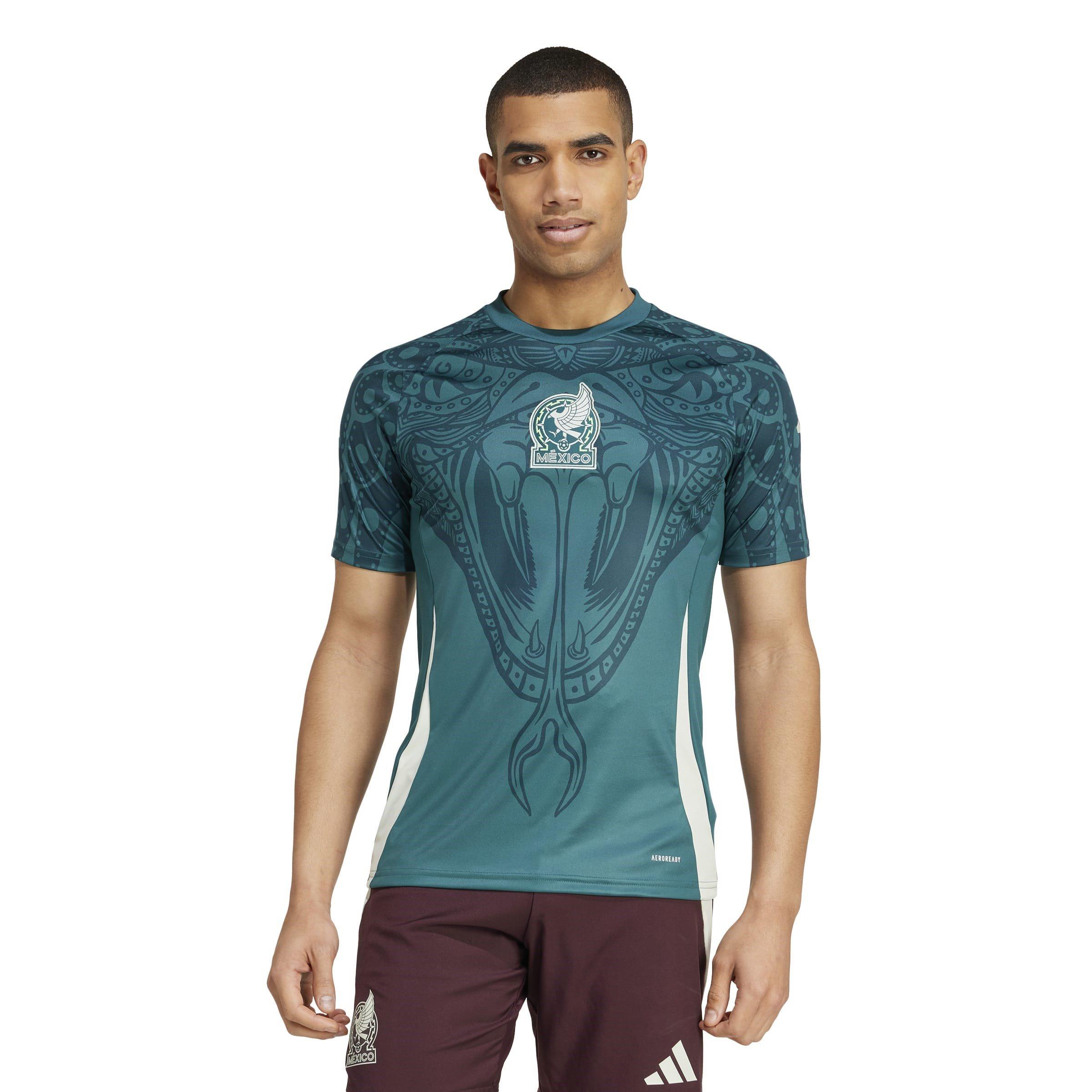 Zelena - adidas - Mexico Pre Match Shirt 2024 Adults - 3