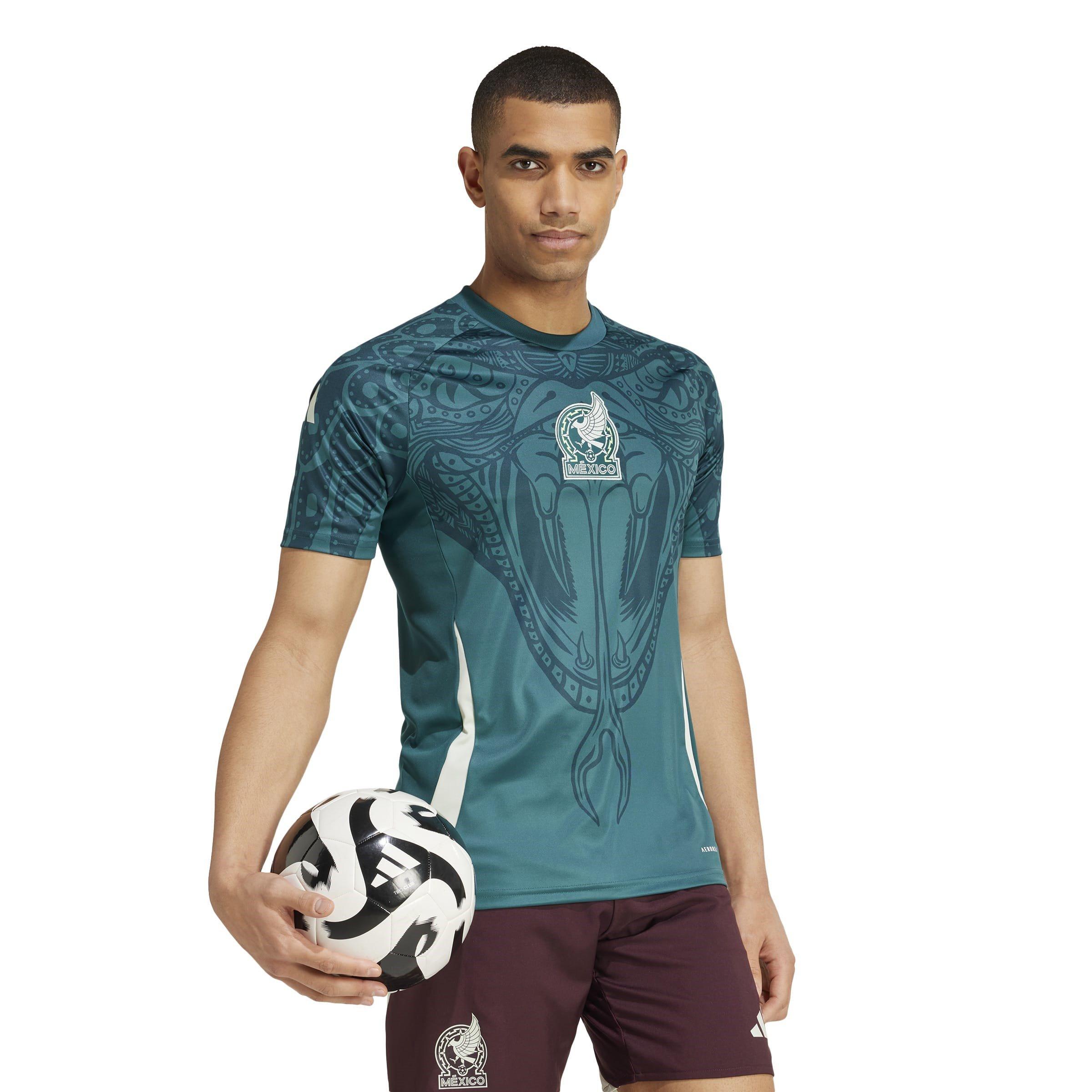 Zelena - adidas - Mexico Pre Match Shirt 2024 Adults - 6