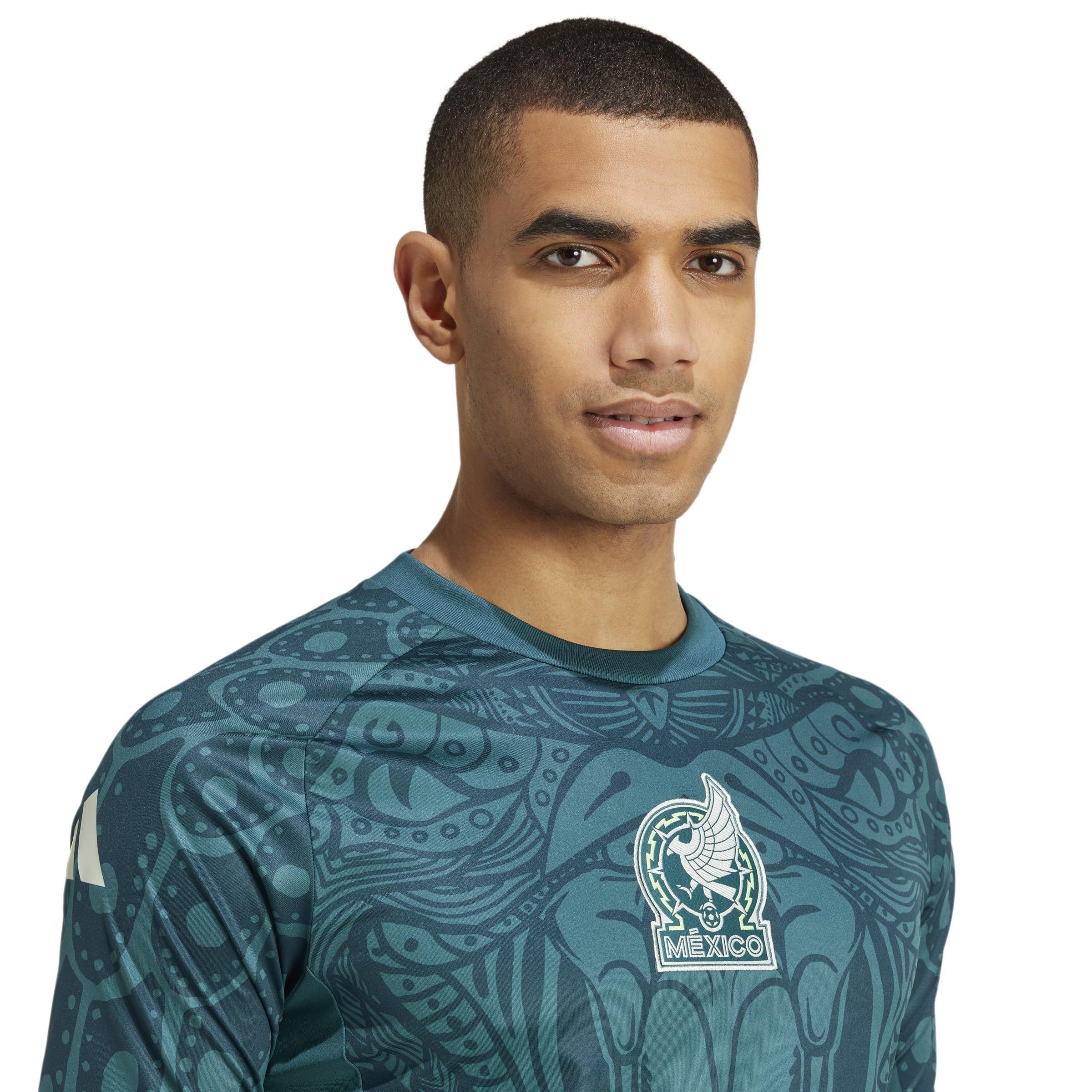 Zelena - adidas - Mexico Pre Match Shirt 2024 Adults - 7