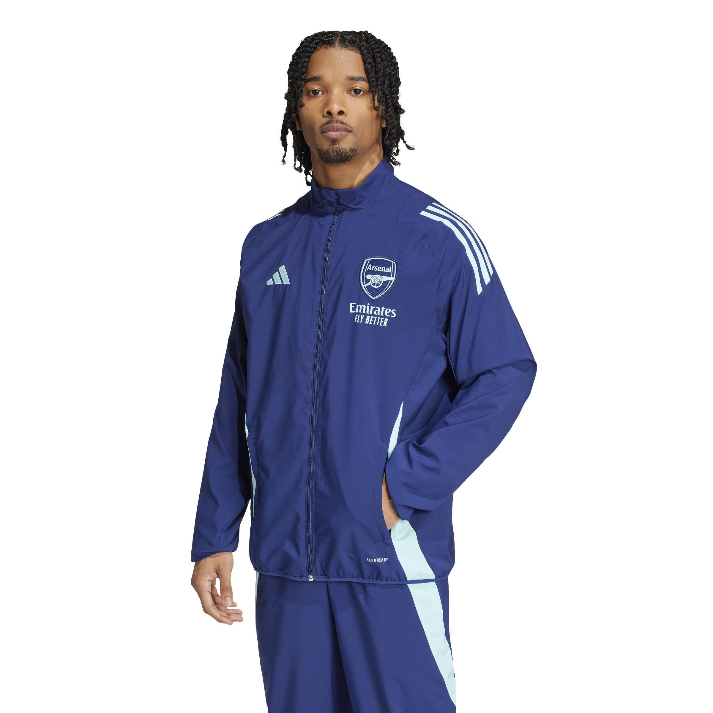 Noir - adidas - Men's Tiro 24 Arsenal 2024/25 AEROREADY Long Sleeve Slim Fit Anorak - 2