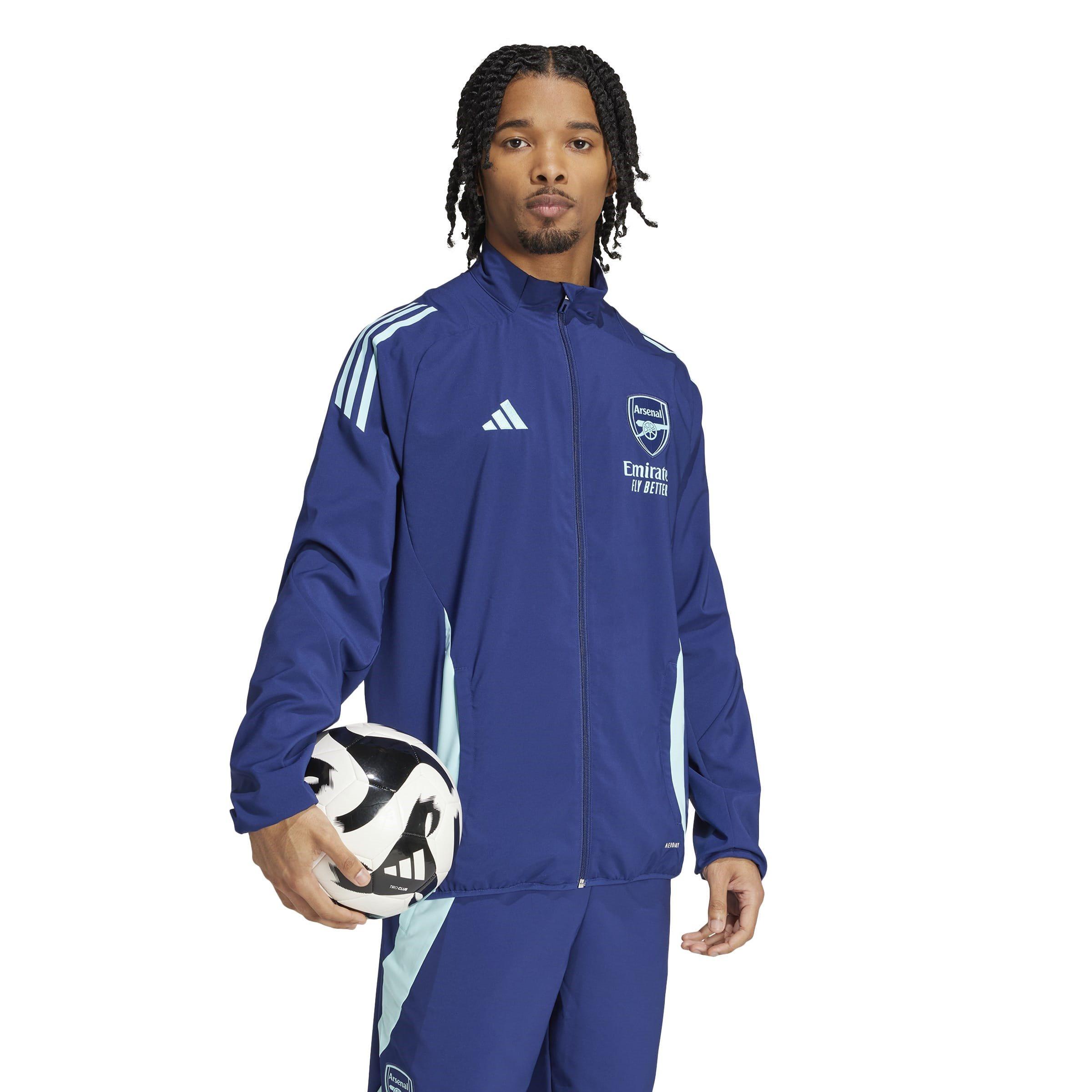 Noir - adidas - Men's Tiro 24 Arsenal 2024/25 AEROREADY Long Sleeve Slim Fit Anorak - 4