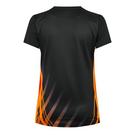 Noir/Orange - Castore - Acetate Slinky Ruched Detail Shirt Dress - 5