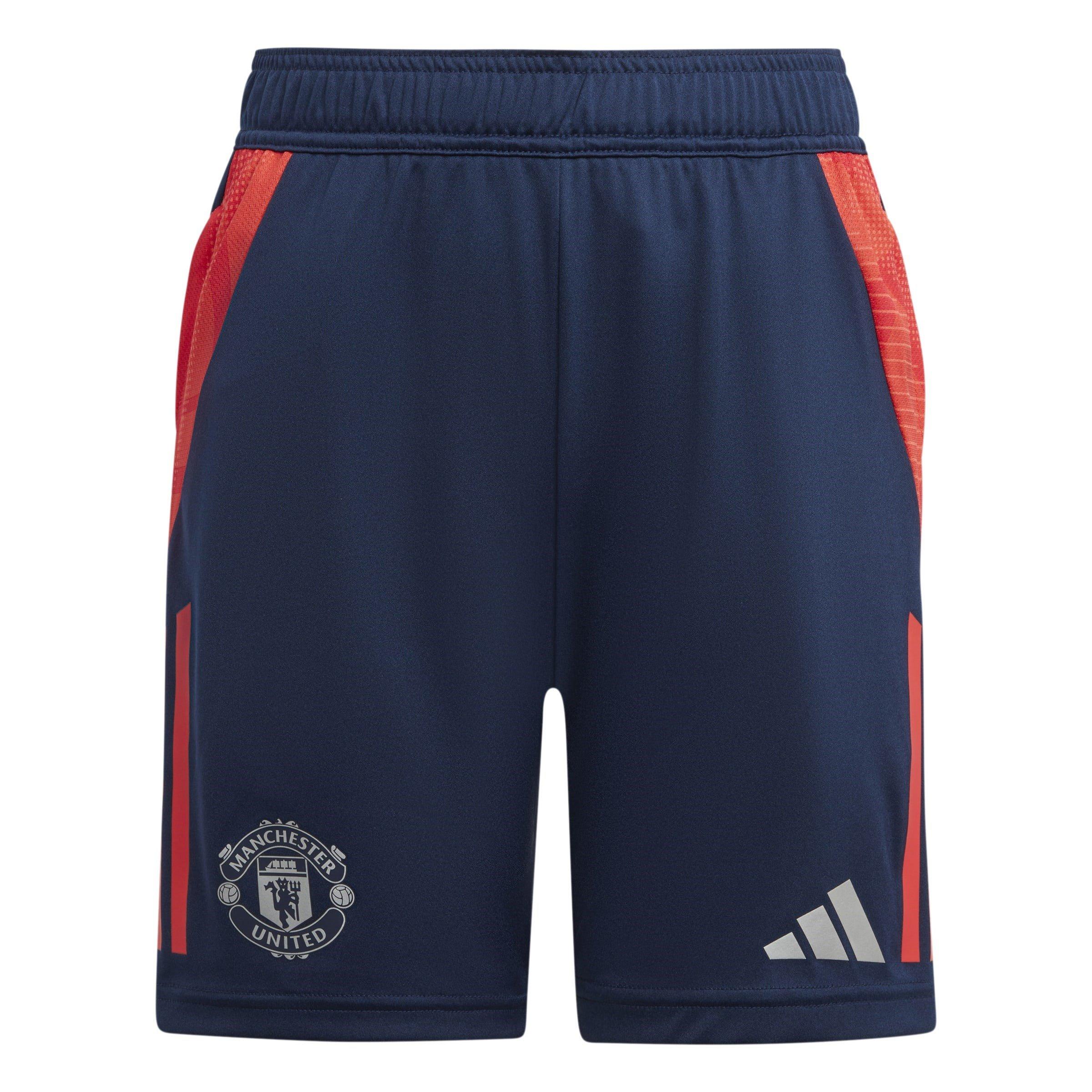 Azul Marinho - adidas - Manchester United Training Shorts 2024 2025 Juniors - 1